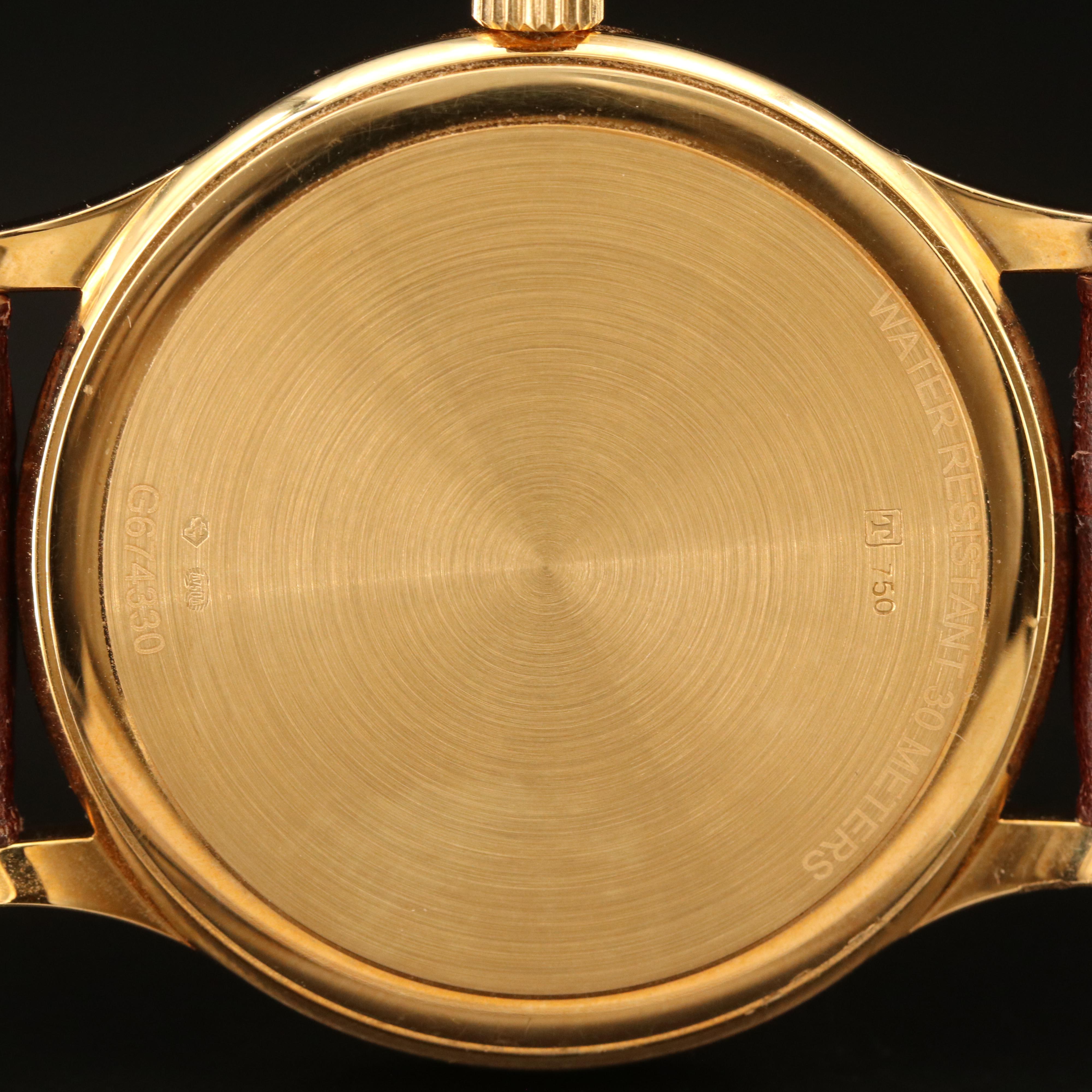 18K Tissot Carson Quartz Watch