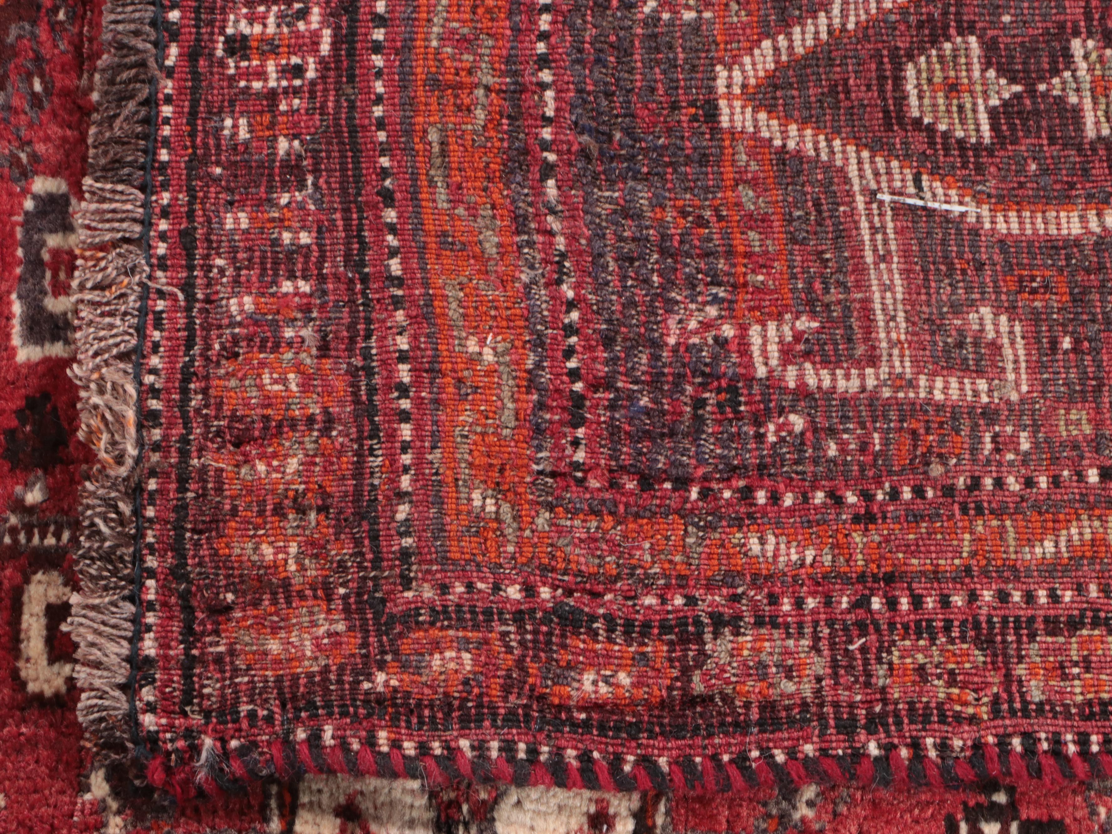 4'4 x 9'5 Hand-Knotted Persian Abadeh Long Rug