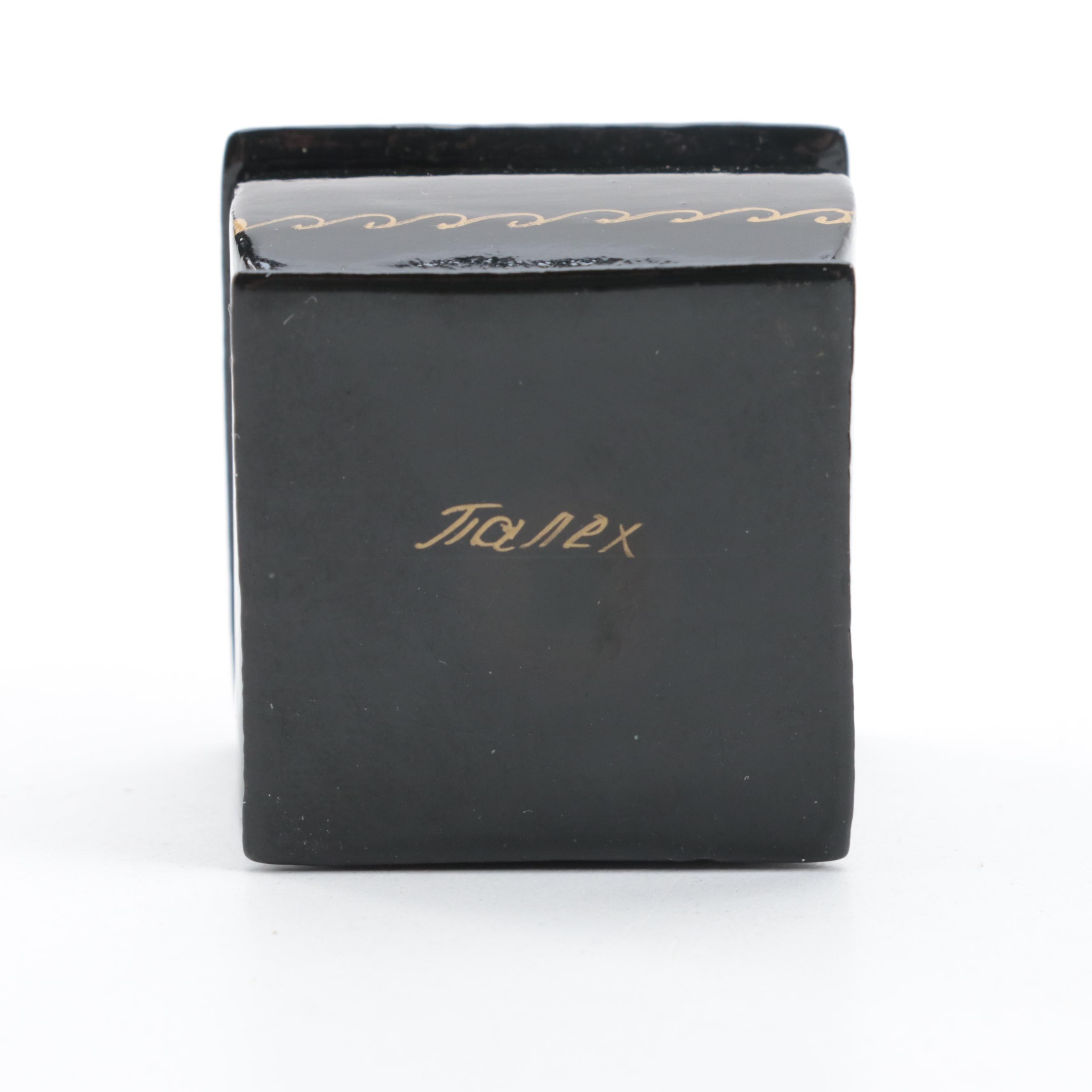 Russian Catching the Firebird and Other Lacquerware Boxes