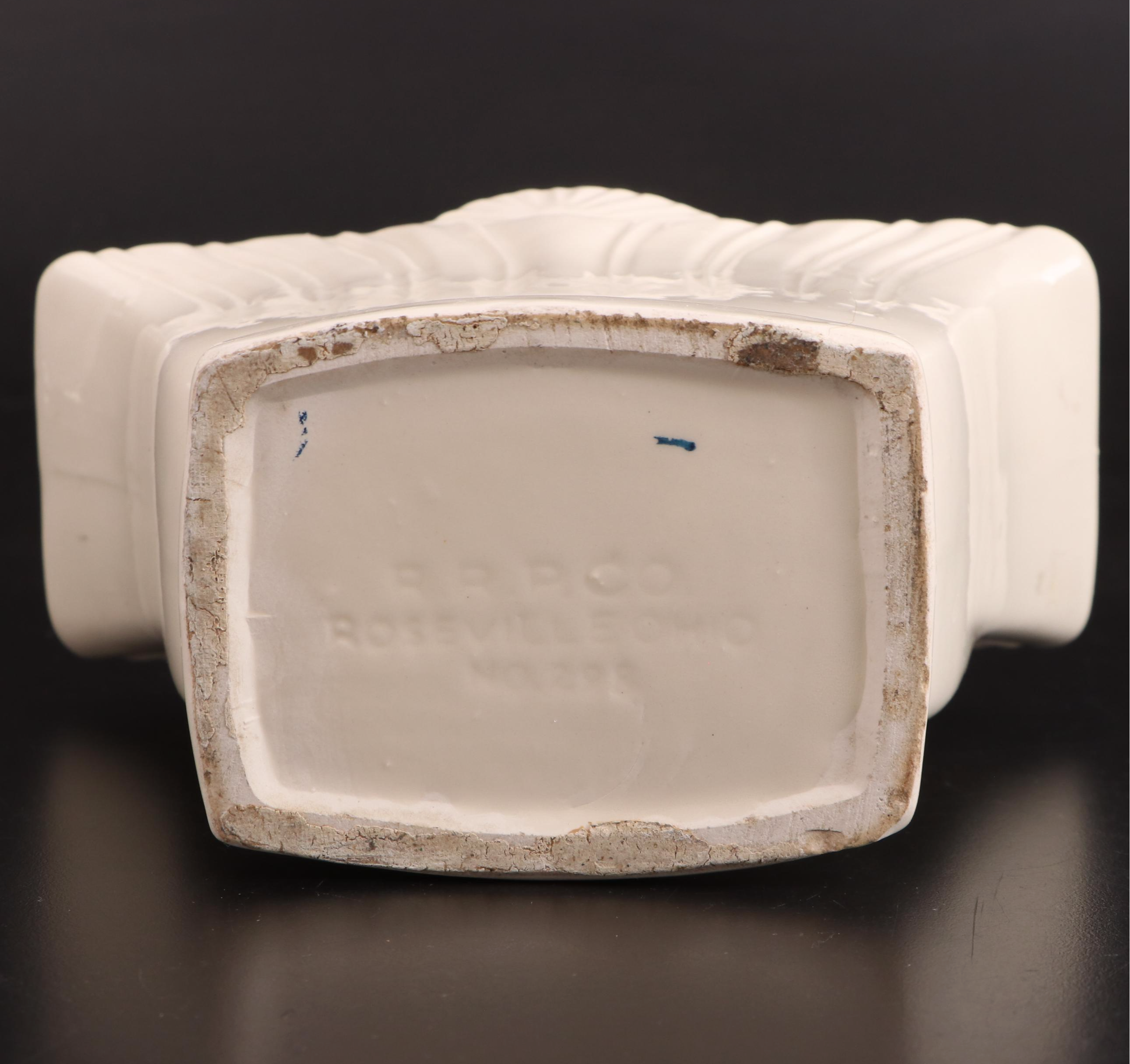 Robinson Ransbottom Pottery and Other White Ceramic Vases, Mid-20th Century