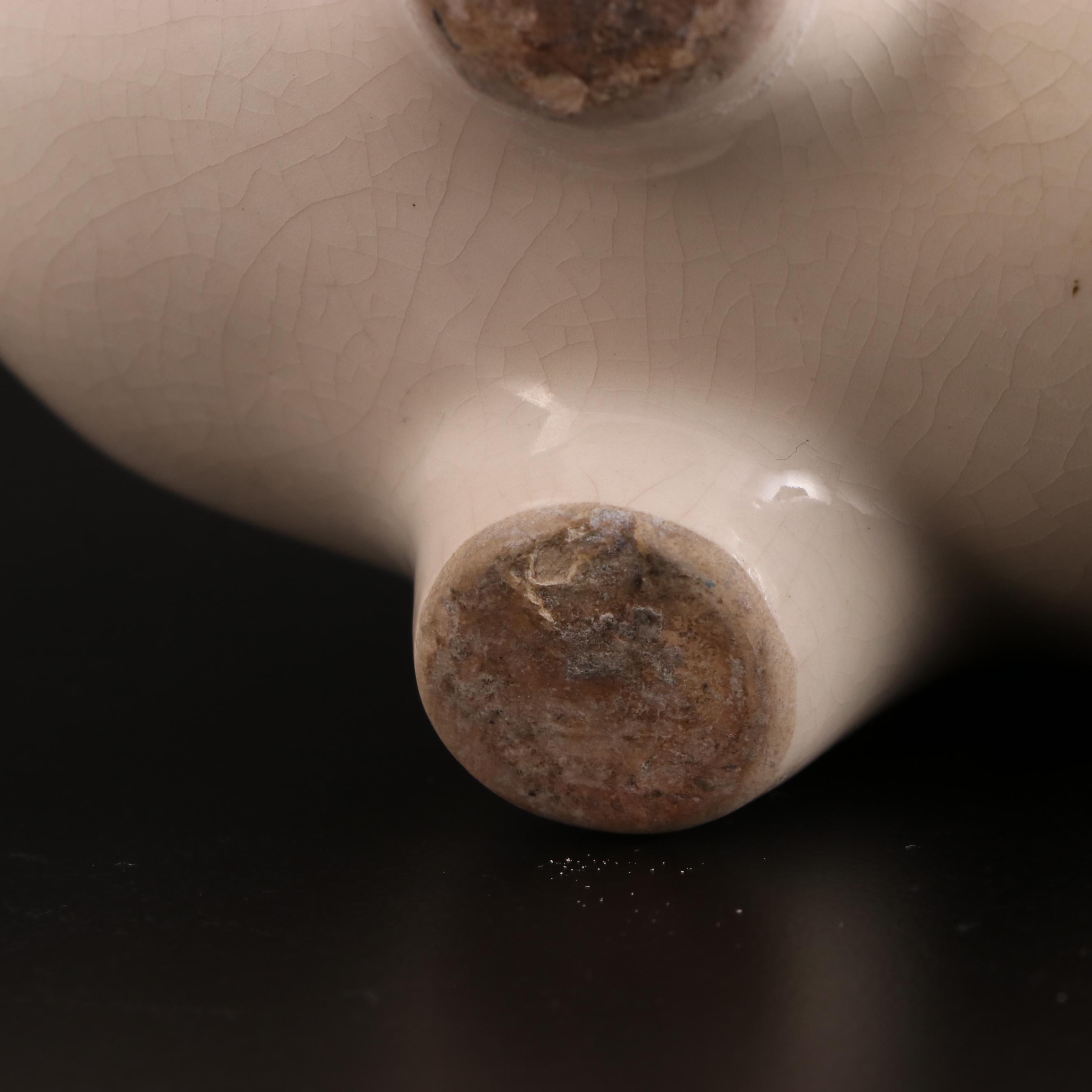 Robinson Ransbottom Pottery and Other White Ceramic Vases, Mid-20th Century