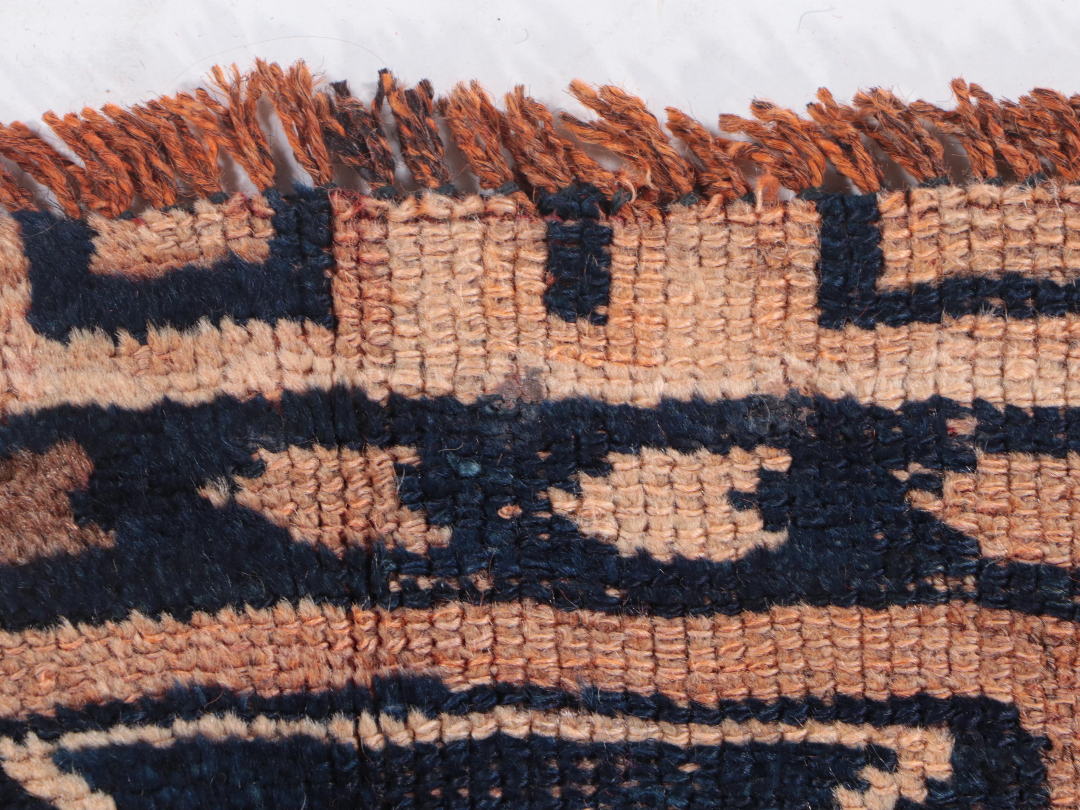 3'8 x 8'6 Hand-Knotted Persian Lurs Long Rug