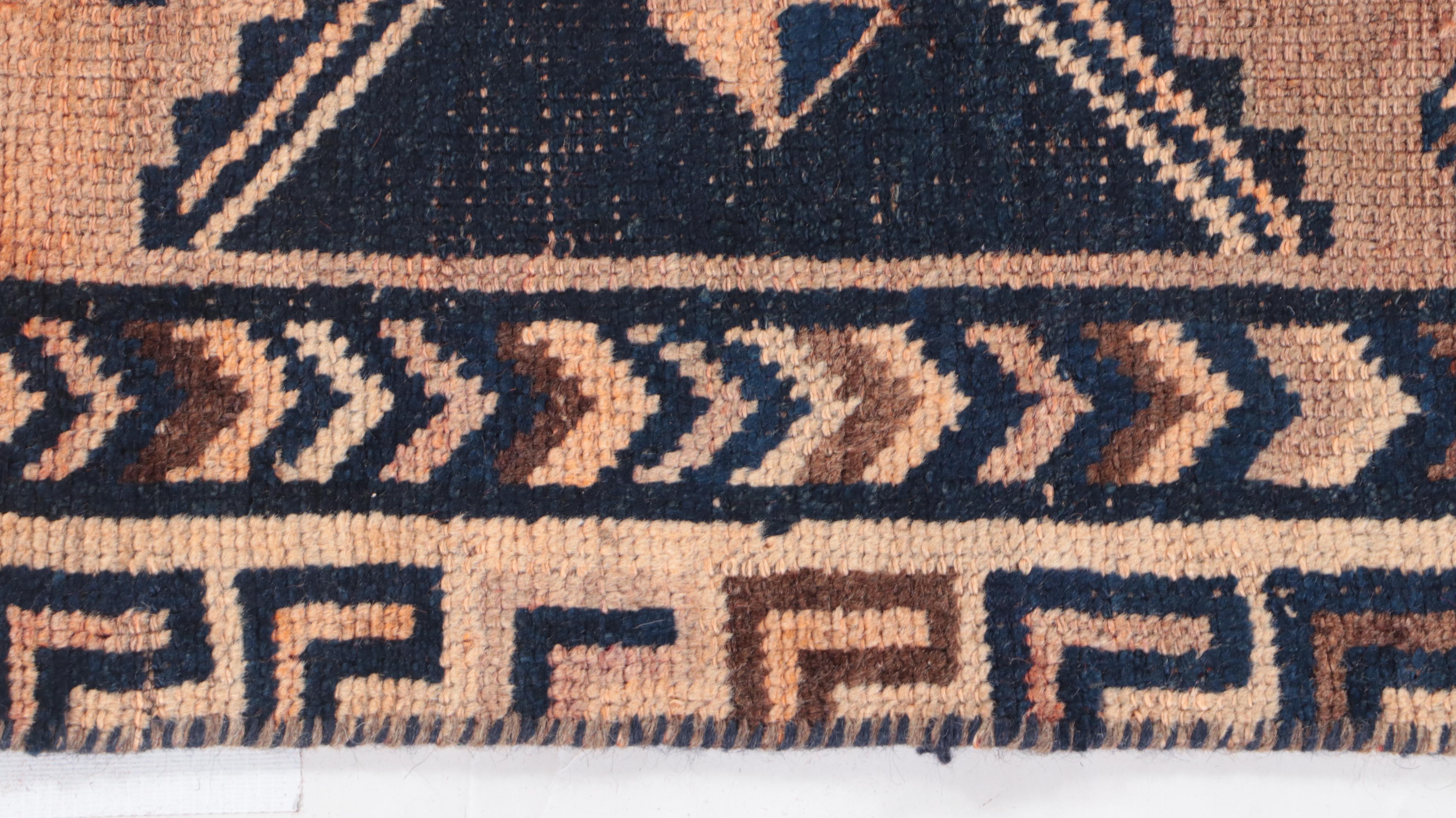 3'8 x 8'6 Hand-Knotted Persian Lurs Long Rug