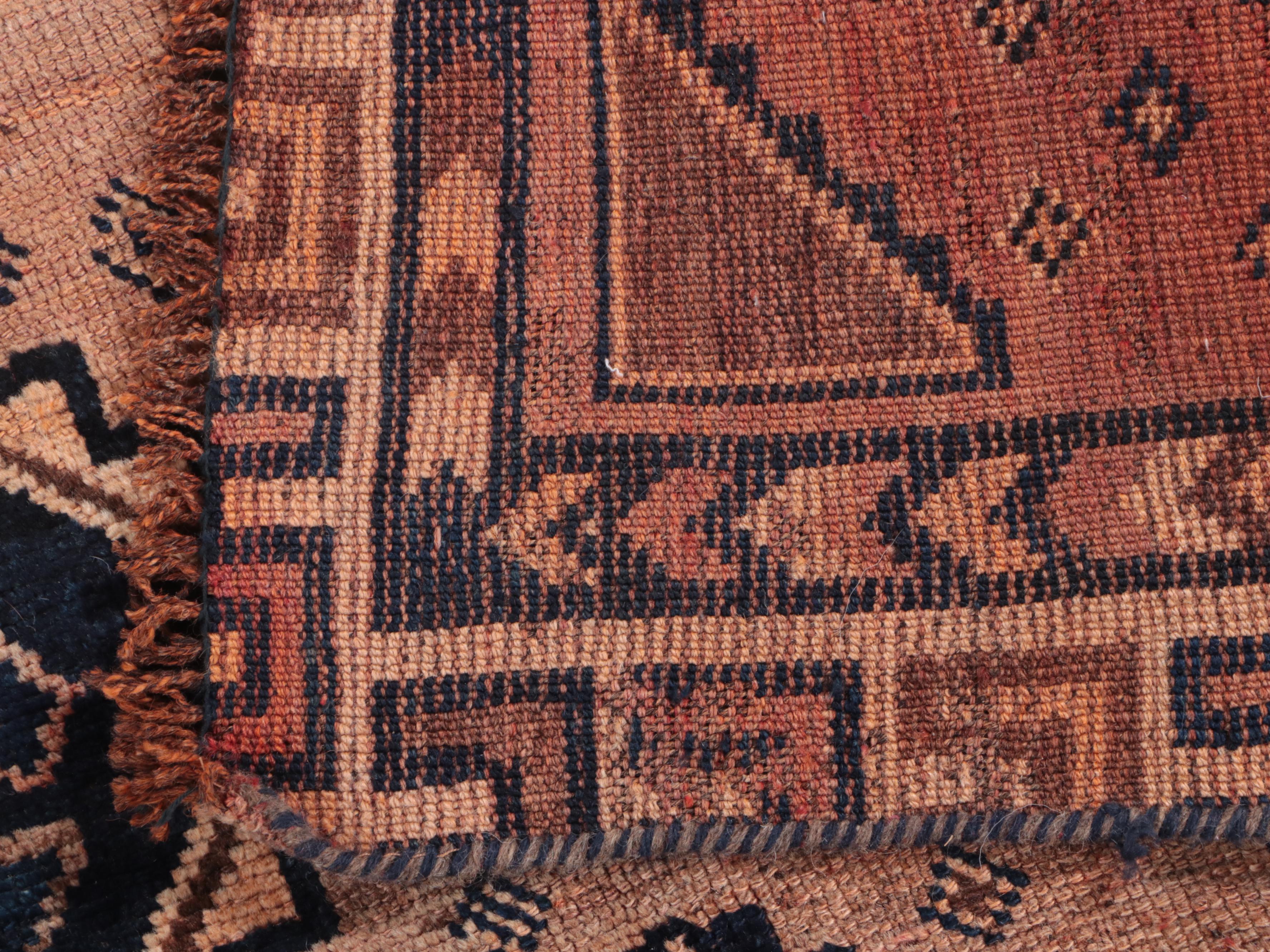 3'8 x 8'6 Hand-Knotted Persian Lurs Long Rug