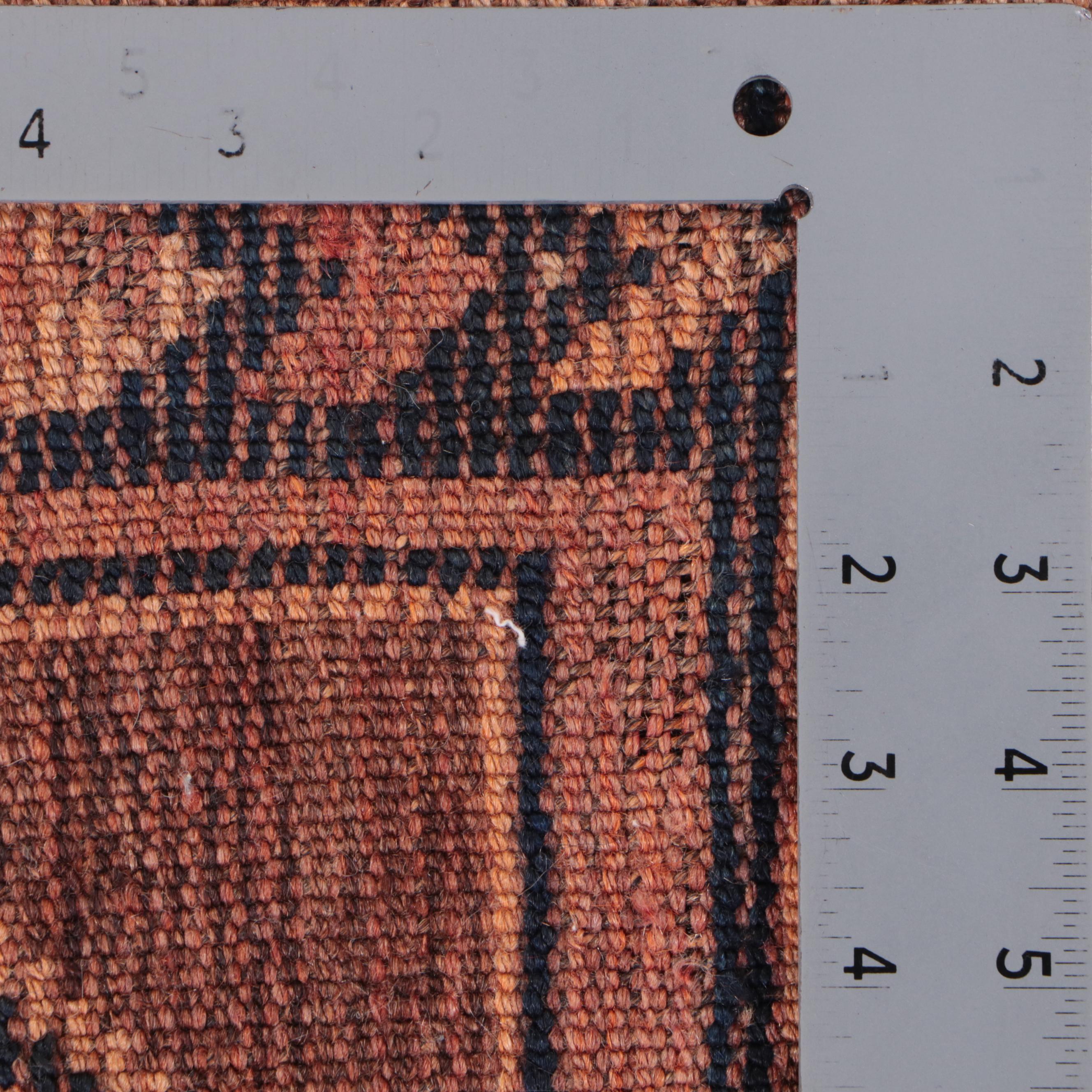 3'8 x 8'6 Hand-Knotted Persian Lurs Long Rug