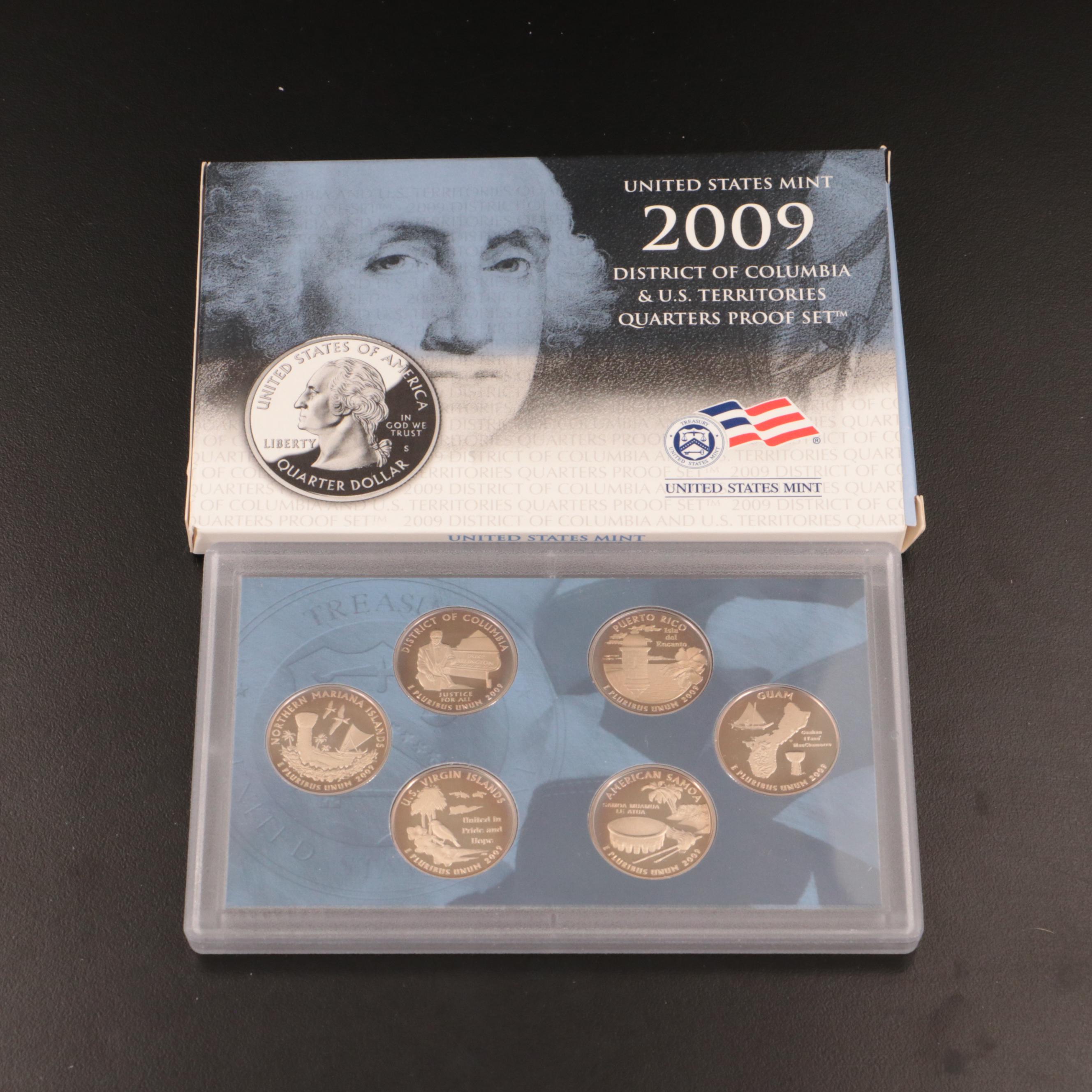 Complete Set of Eleven Statehood and Territories Quarters Proof Sets