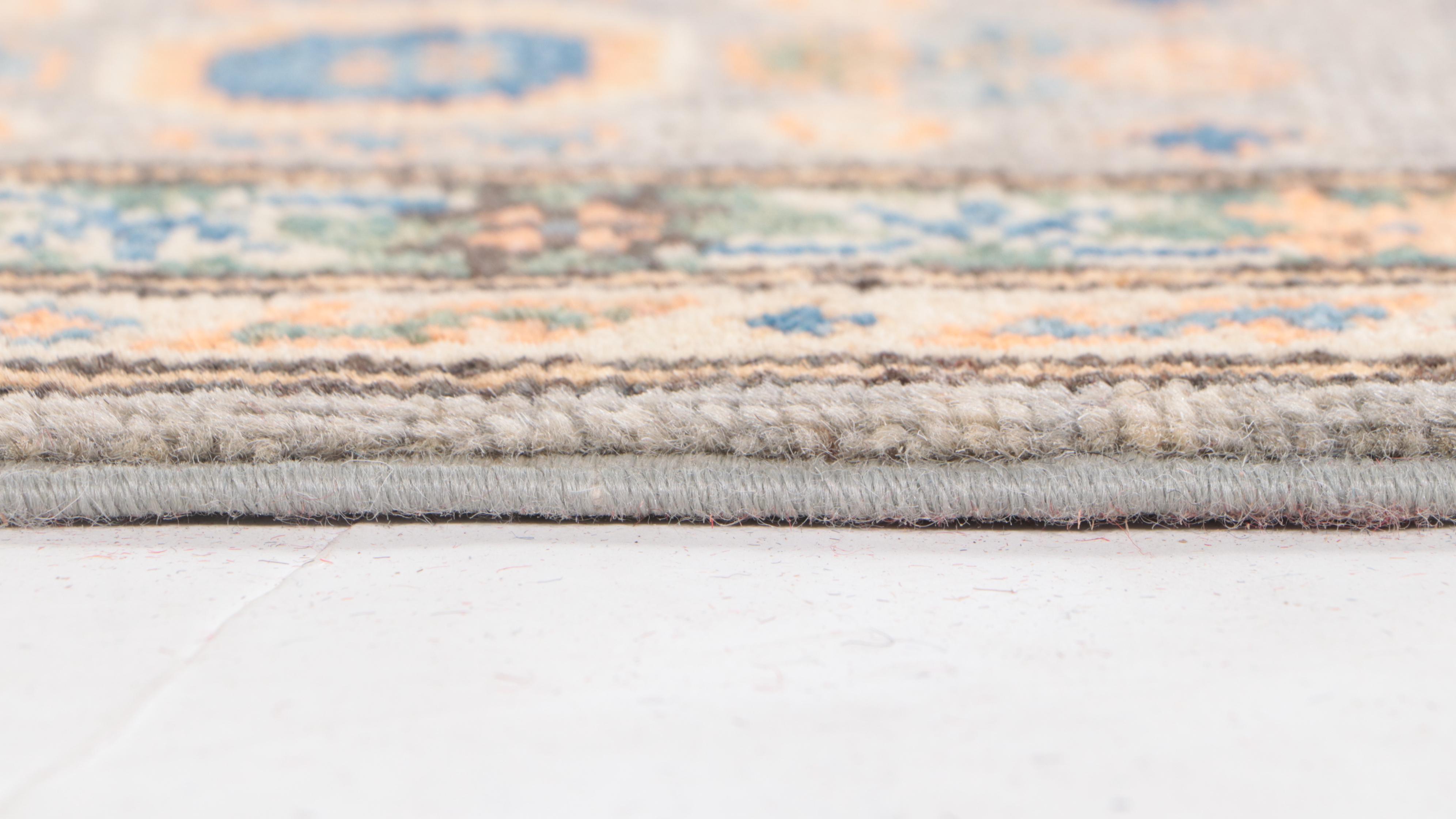 4'9 x 7' Hand-Knotted Pakistani Kazak-Style Area Rug