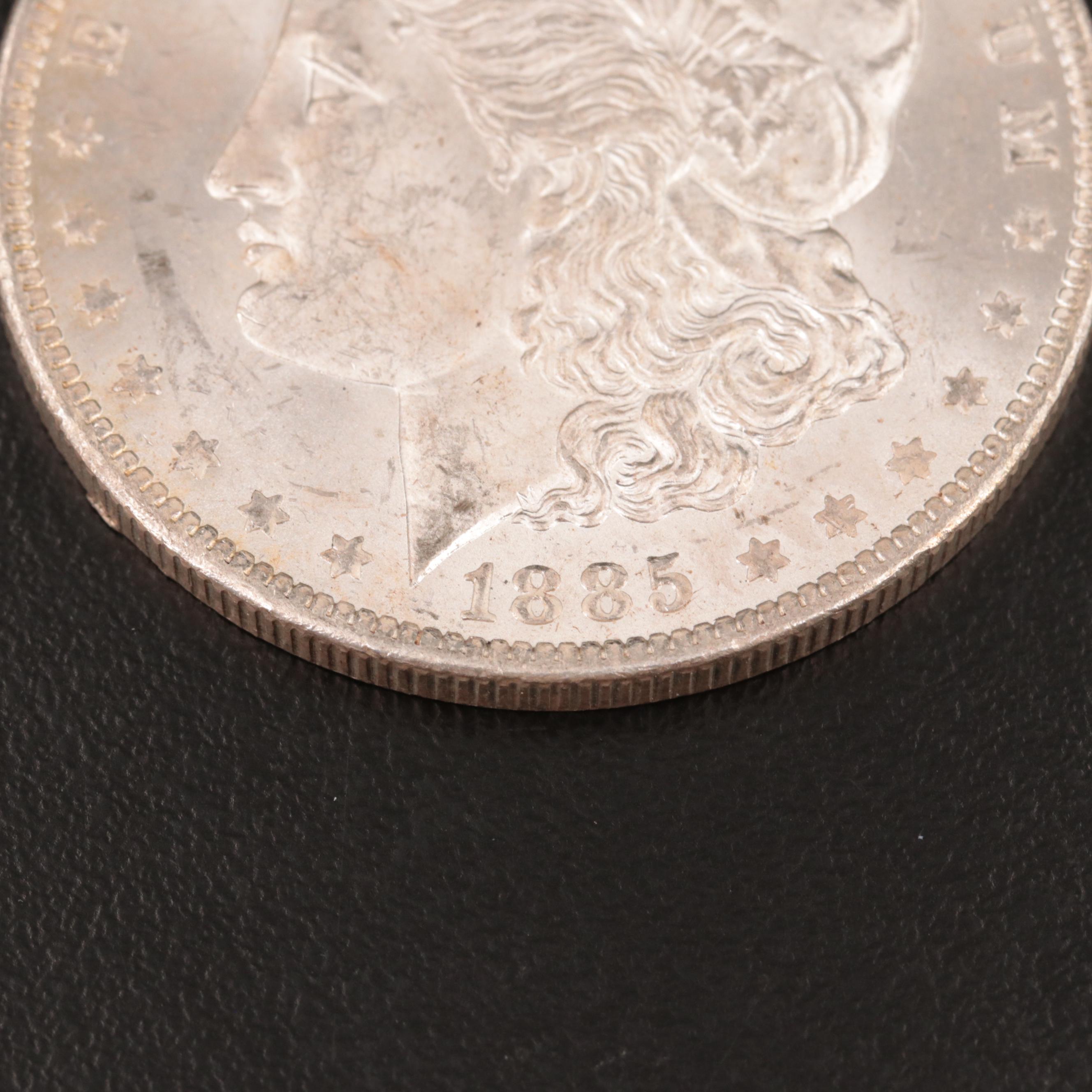 1885-O Uncirculated Morgan Silver Dollar