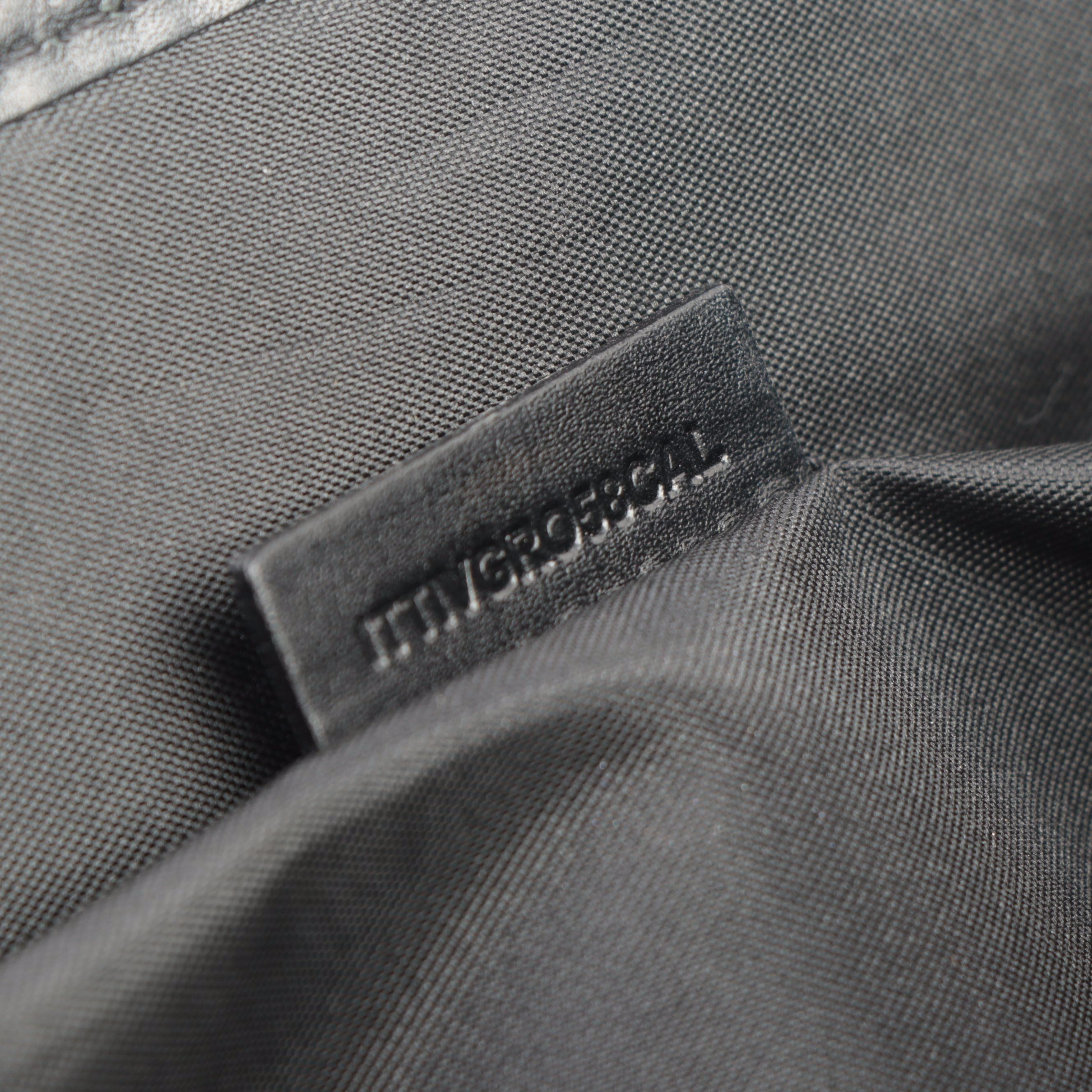 Burberry Large Tote in Check Print Vinyl with Leather Trim