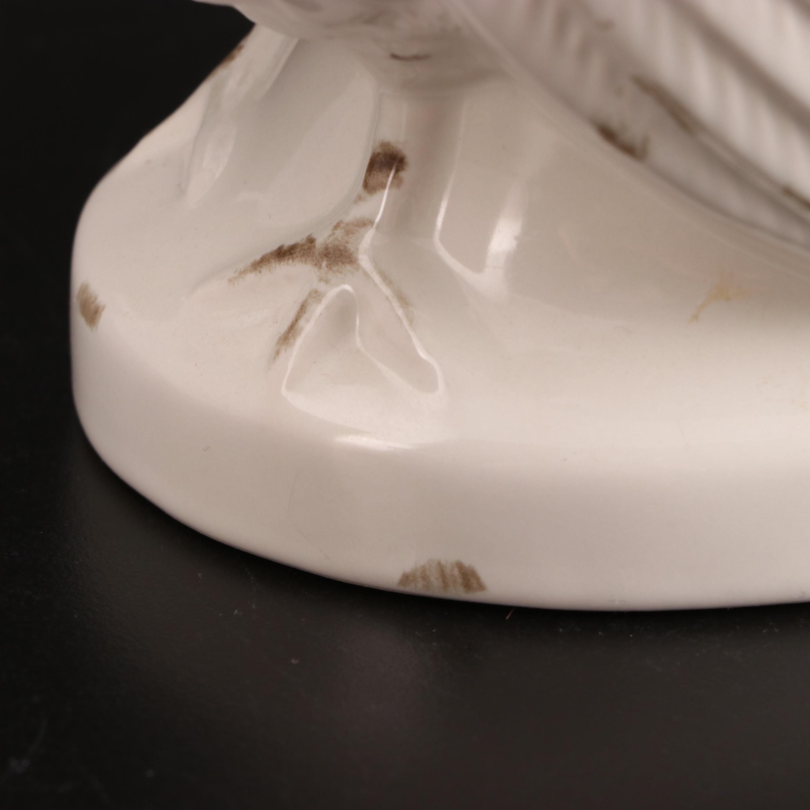 Italian Ceramic Turkey Figurine with Williams-Sonoma Ceramic Turkey Tureen