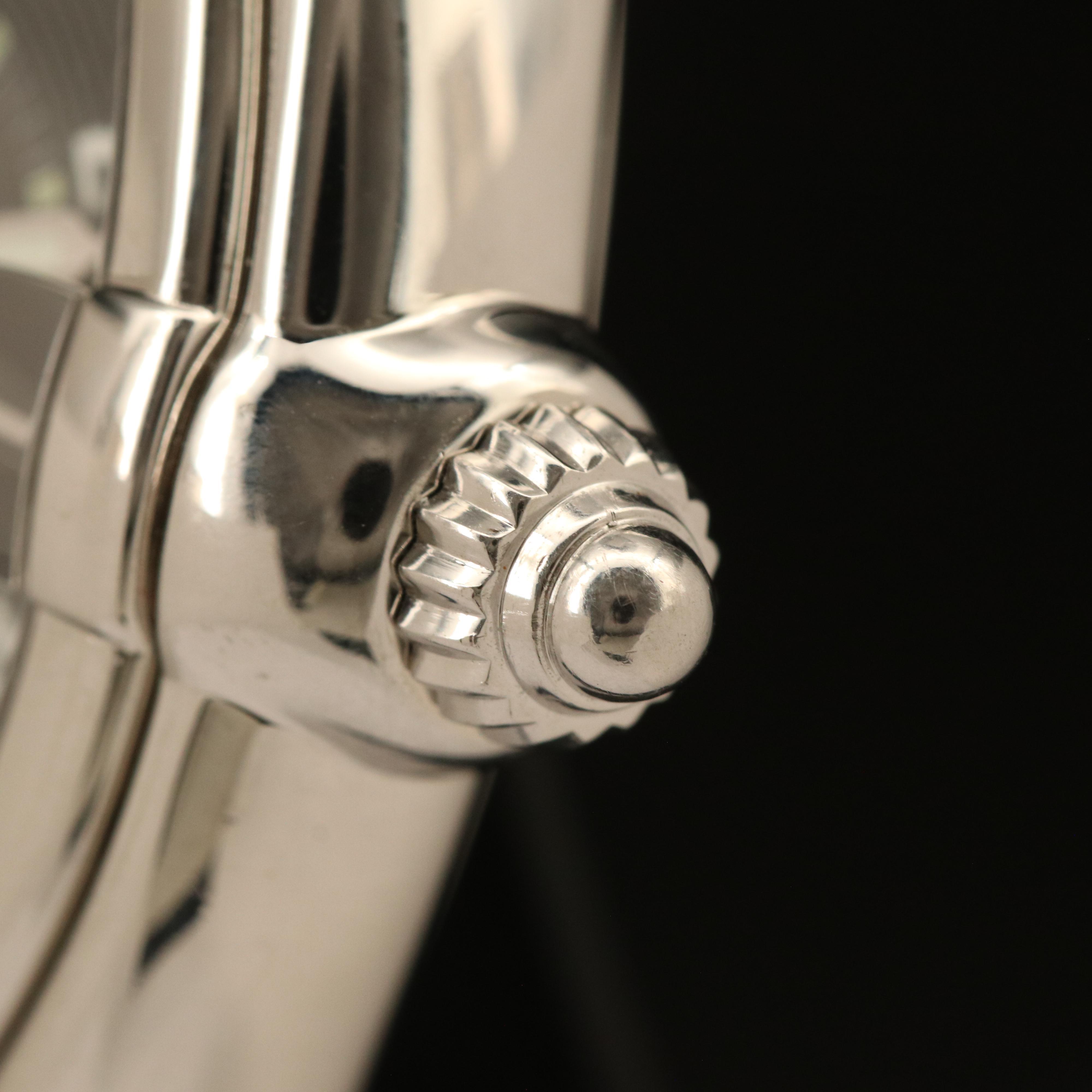 Cartier Roadster Large Black Dial Steel Automatic Watch