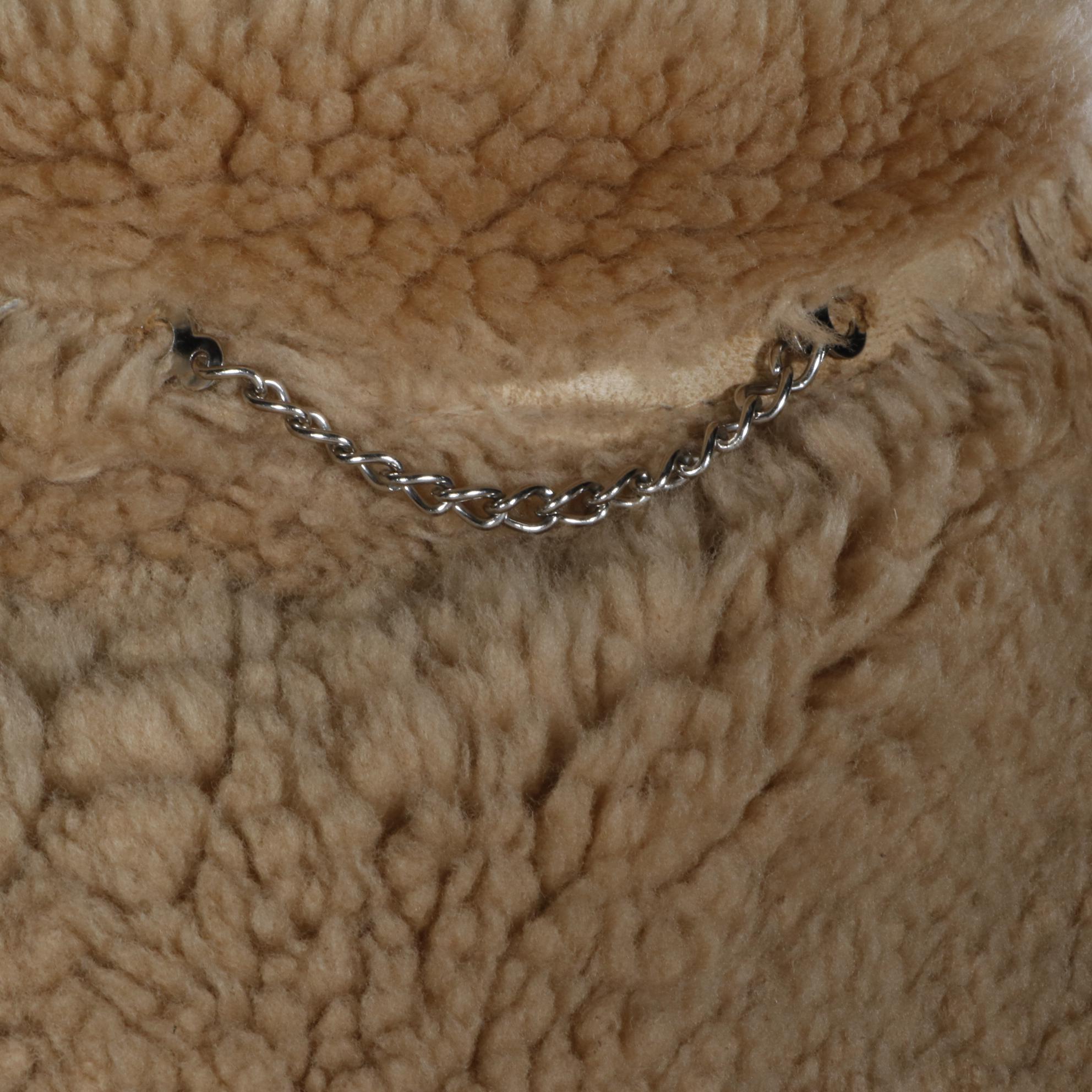 Men's Sheepskin Button-Front Jacket