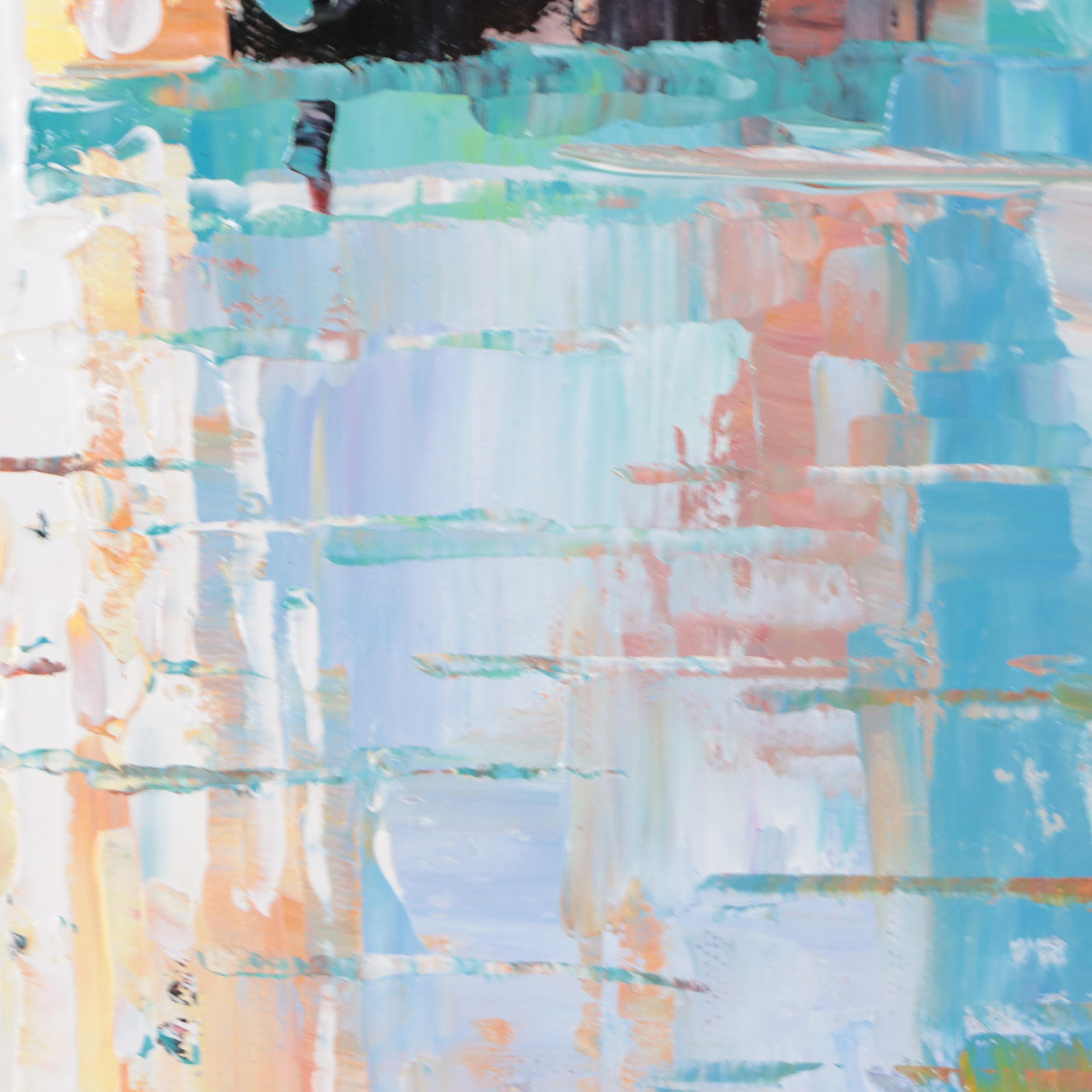 Bing Abstract Landscape Oil Painting, 21st Century