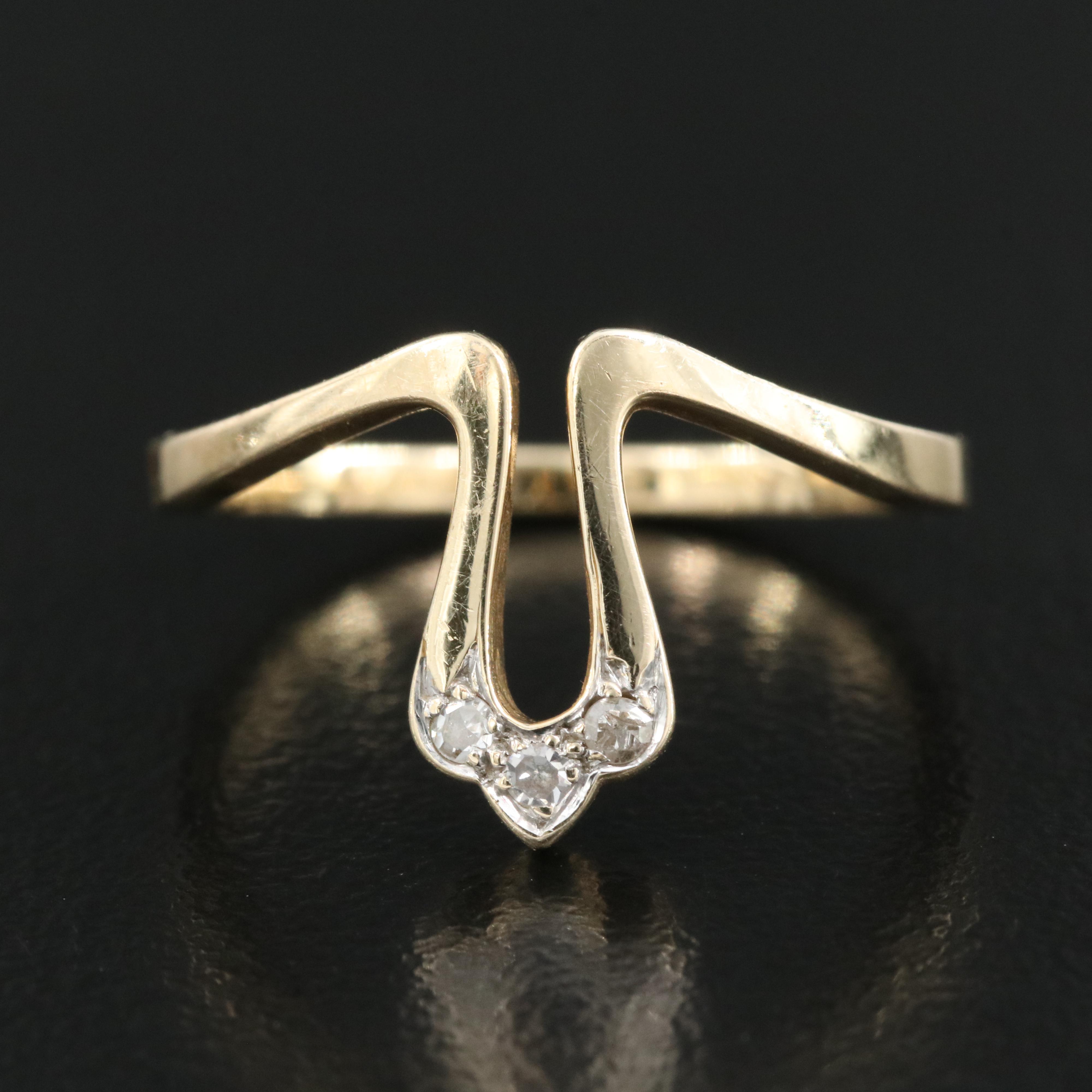 14K 0.06 CTW Diamond Ring