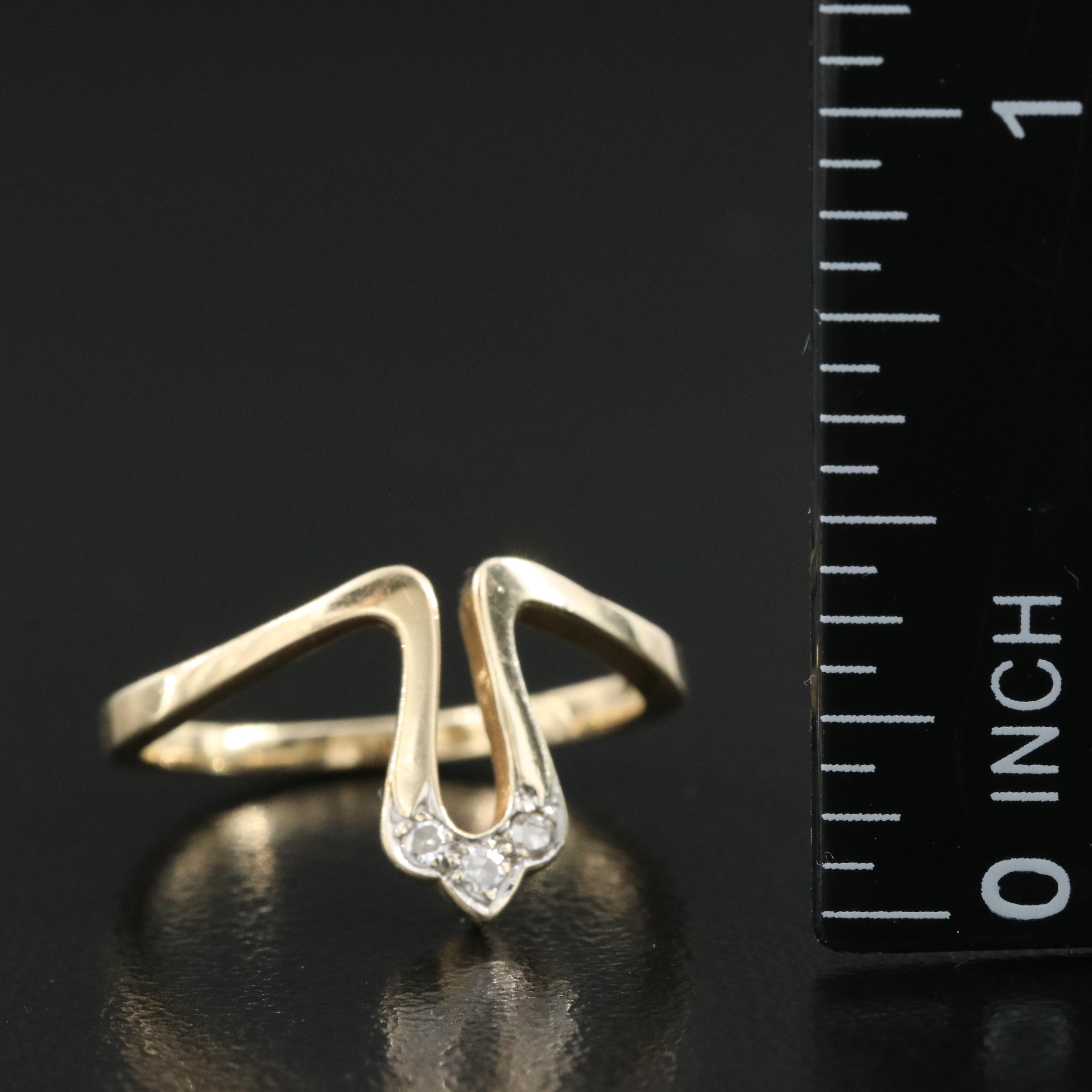 14K 0.06 CTW Diamond Ring