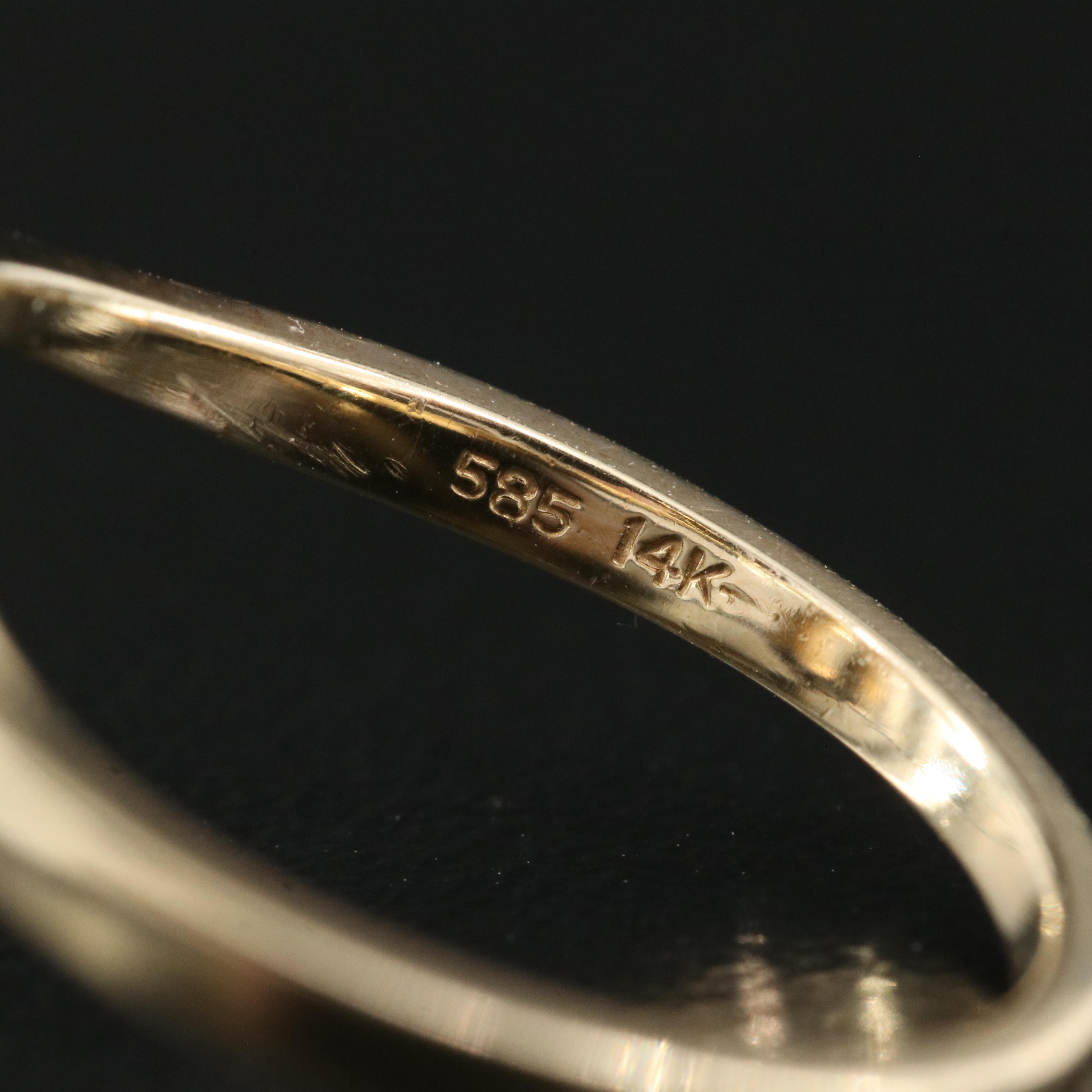 14K 0.06 CTW Diamond Ring