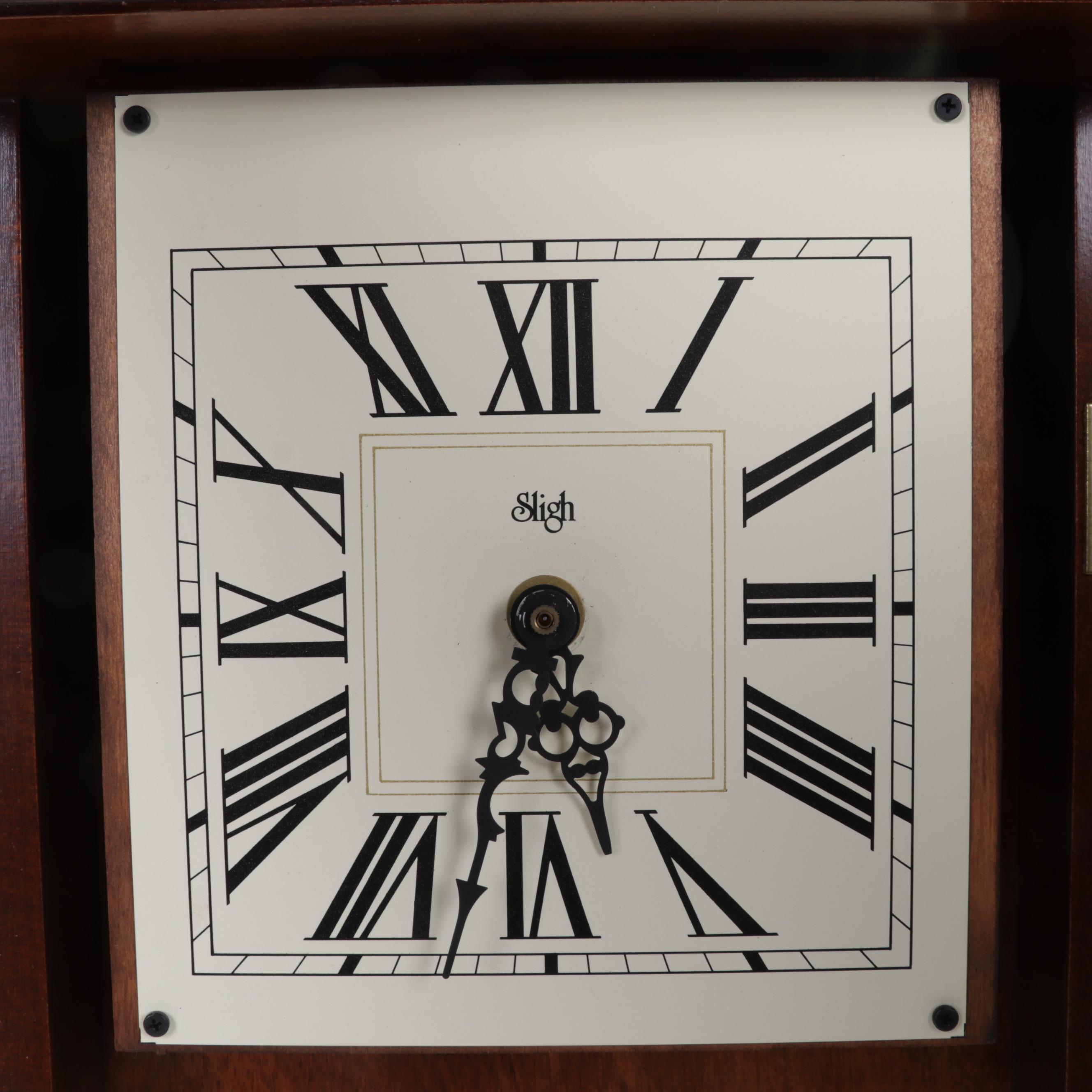 Sligh Pendulum Wall Clock, Late 20th Century