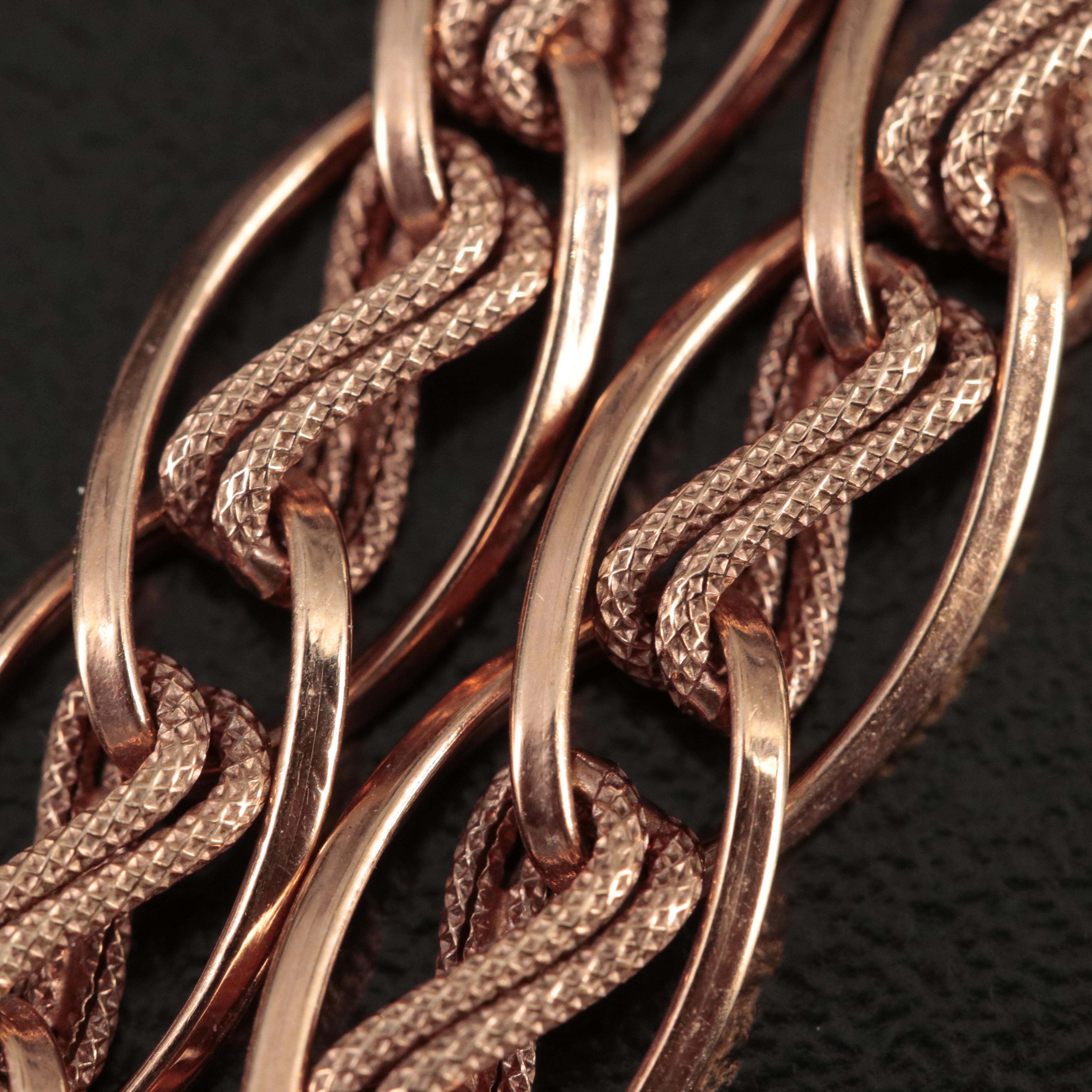 14K Fancy Link Bracelet