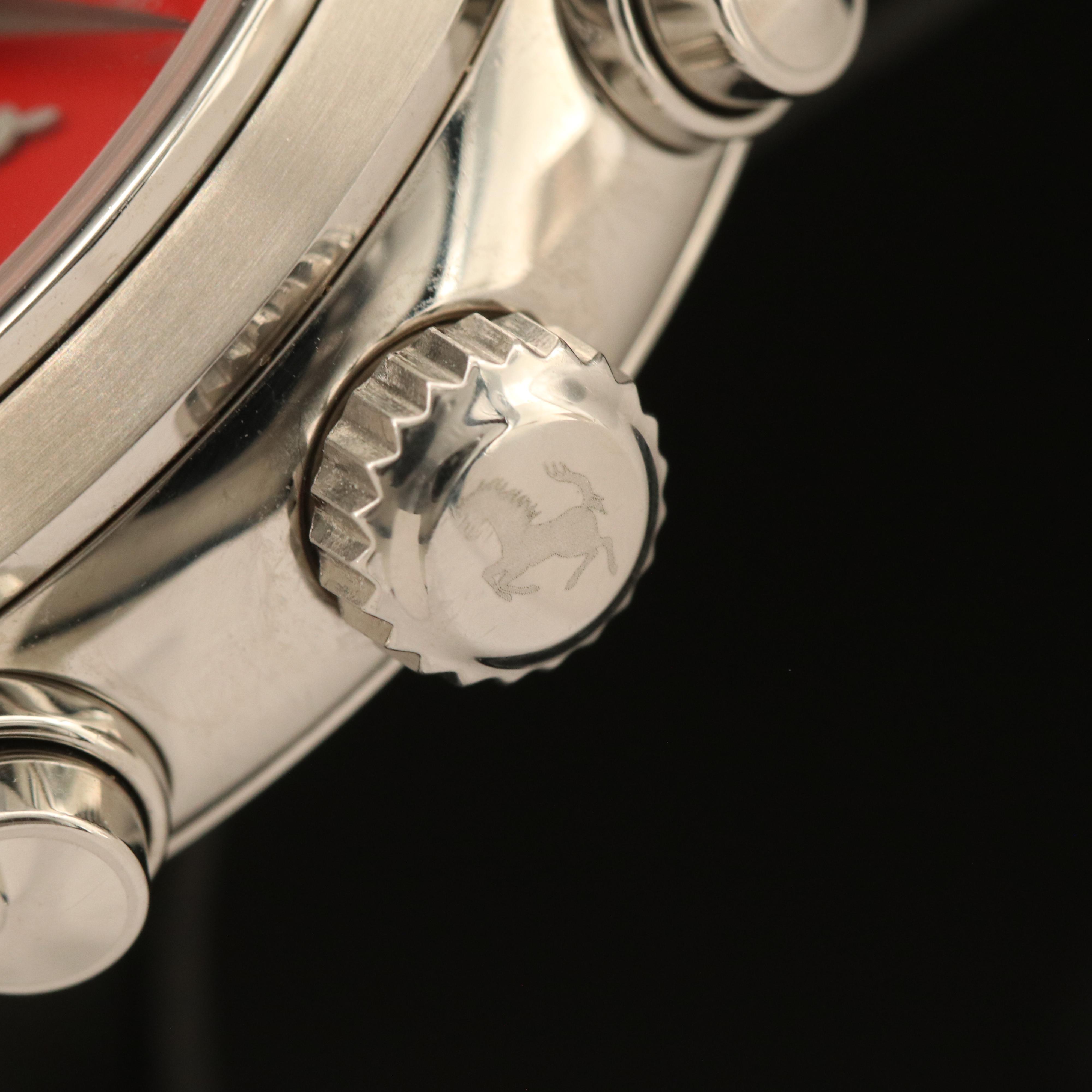 Girard Perregaux Ferrari Red Chronograph Steel Automatic Watch