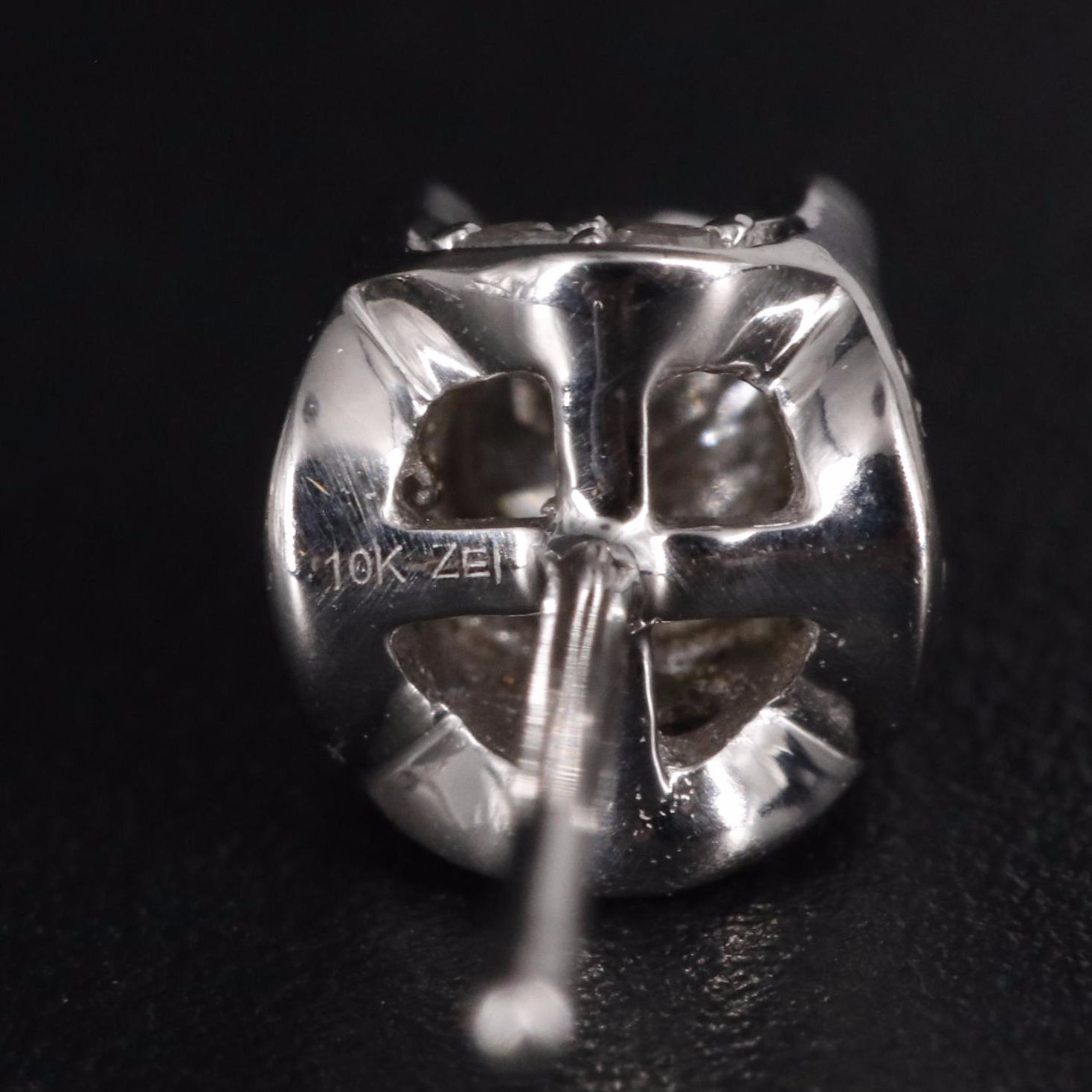 10K Diamond Stud Earrings