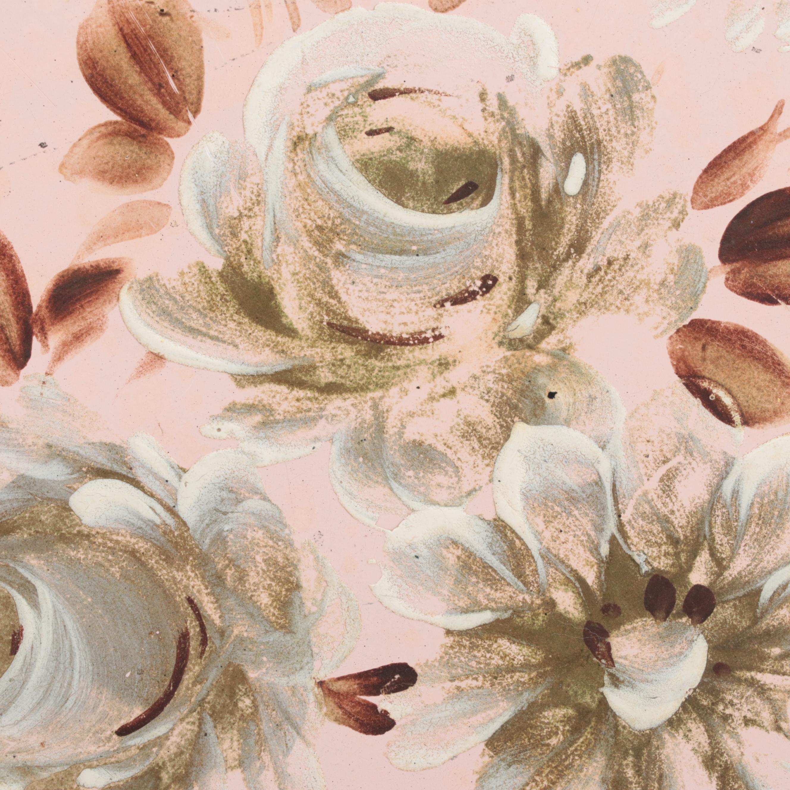 Hand-Painted Tole Trays and Wooden Serving Trays