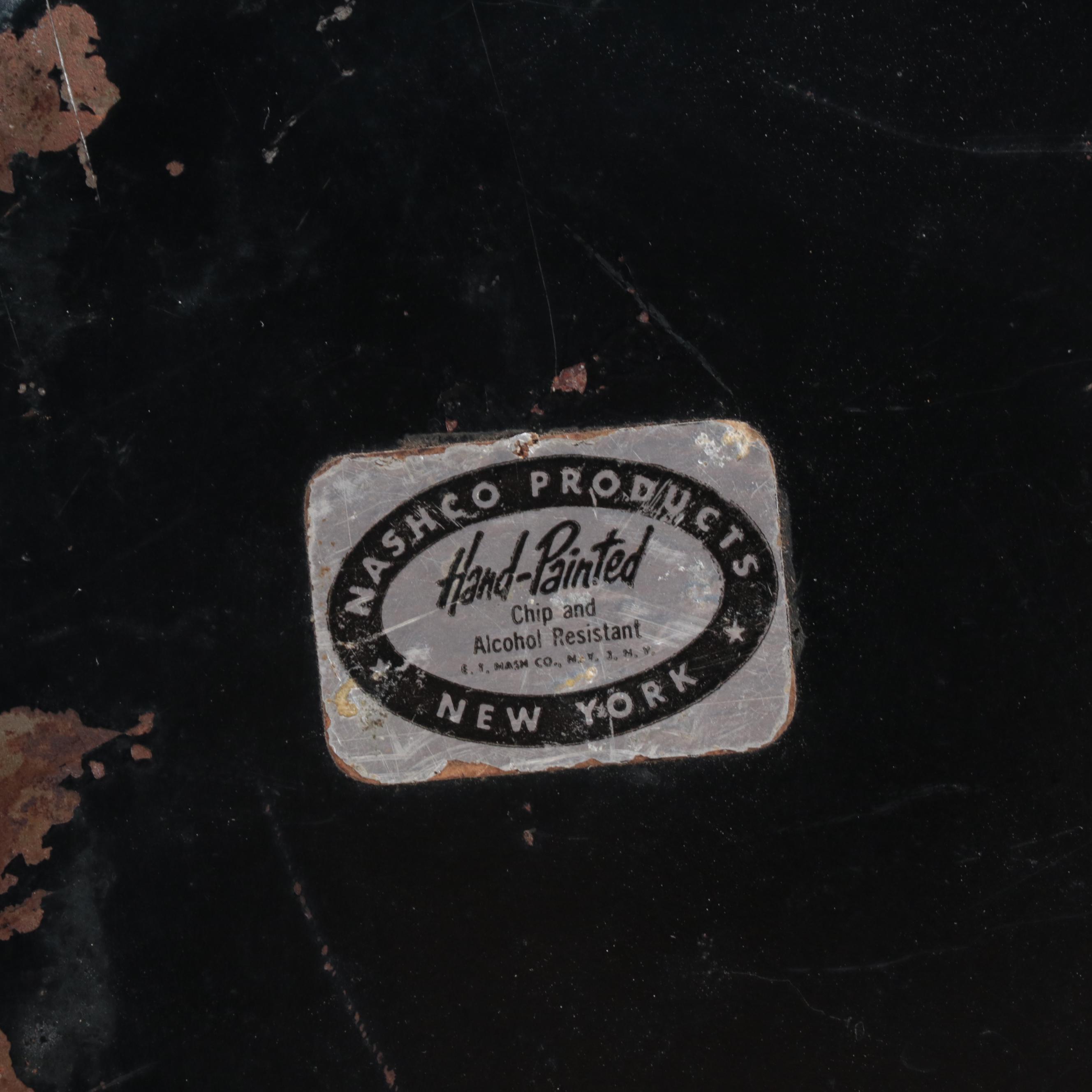 Hand-Painted Tole Trays and Wooden Serving Trays