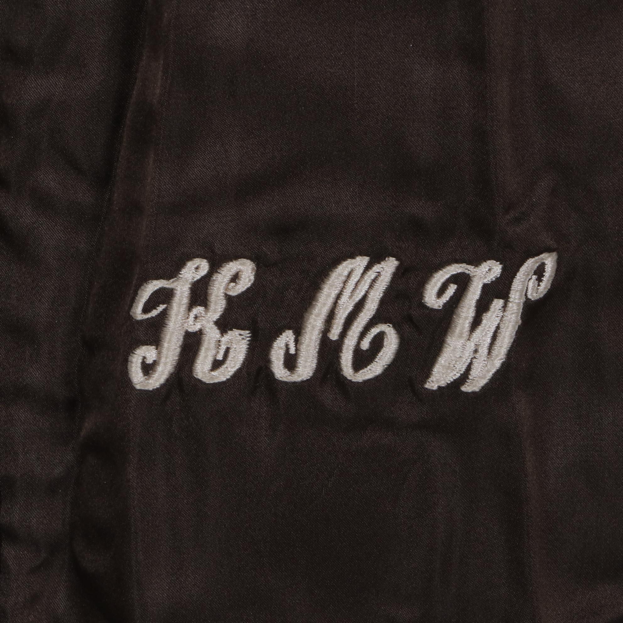 Dark Demi Buff Brown Mink Fur Jacket w/Shawl Collar by Lazarus Columbus