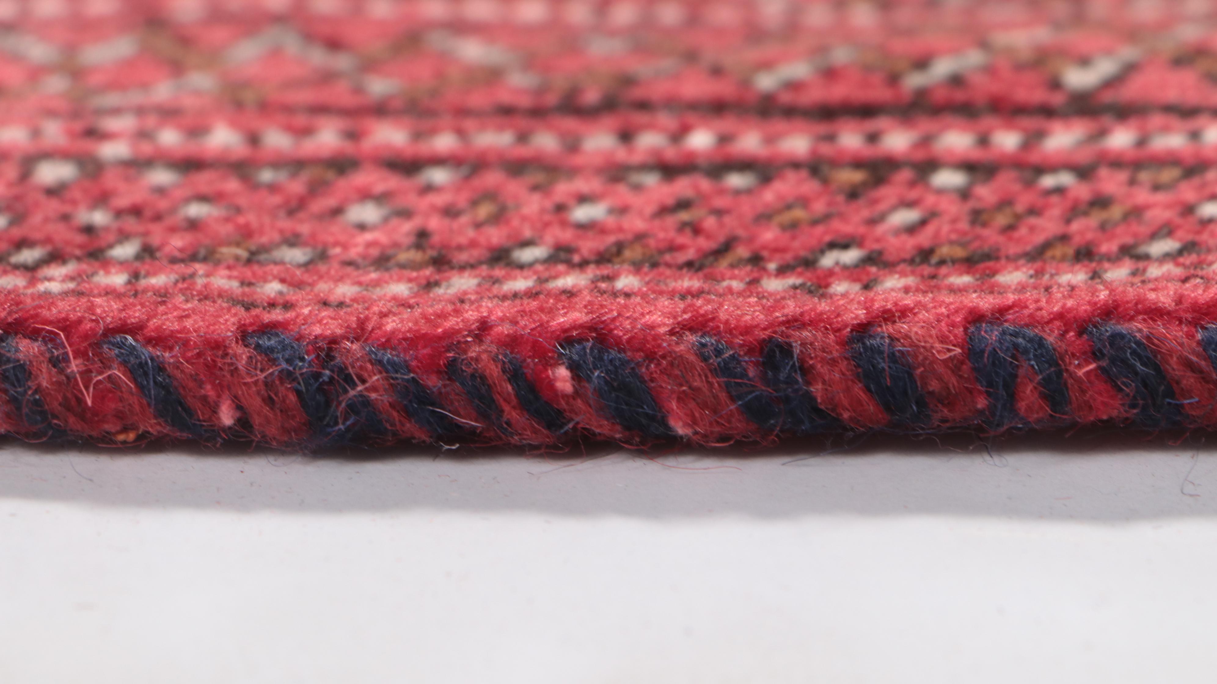 1'9 x 3'6 Hand-Knotted Afghan Turkmen Accent Rug