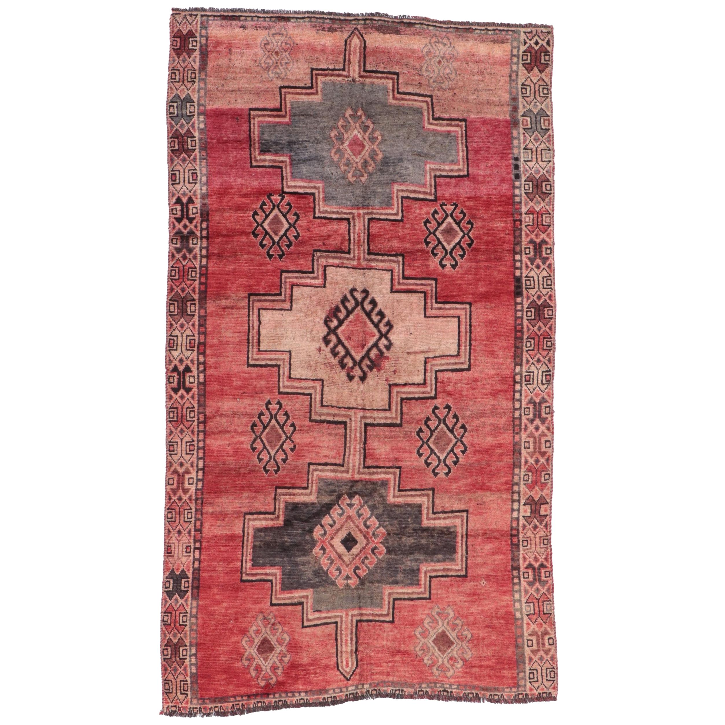 4'10 x 8'7 Hand-Knotted Persian Lurs Area Rug