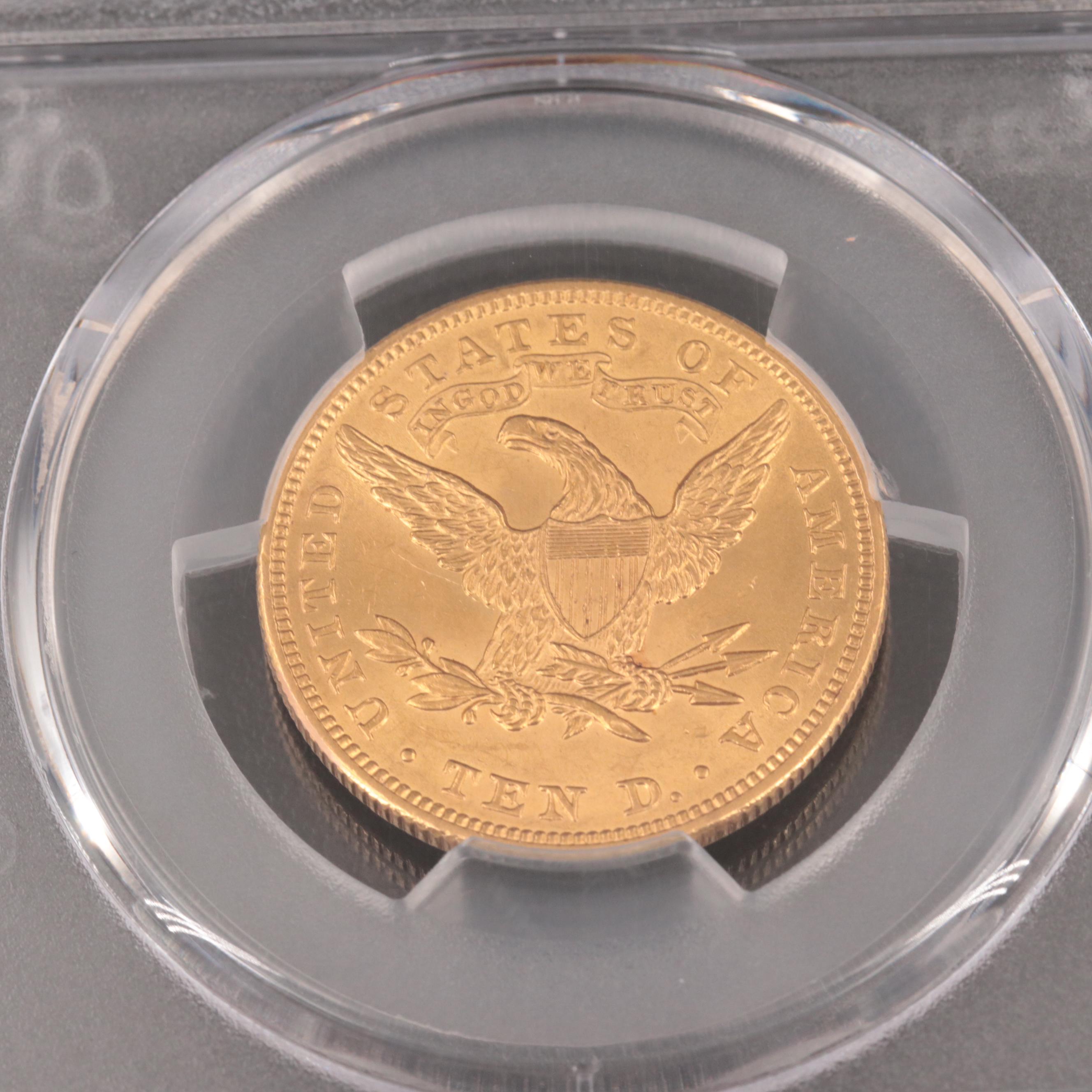 PCGS Graded MS63+ 1905 Liberty Head $10 Gold Coin