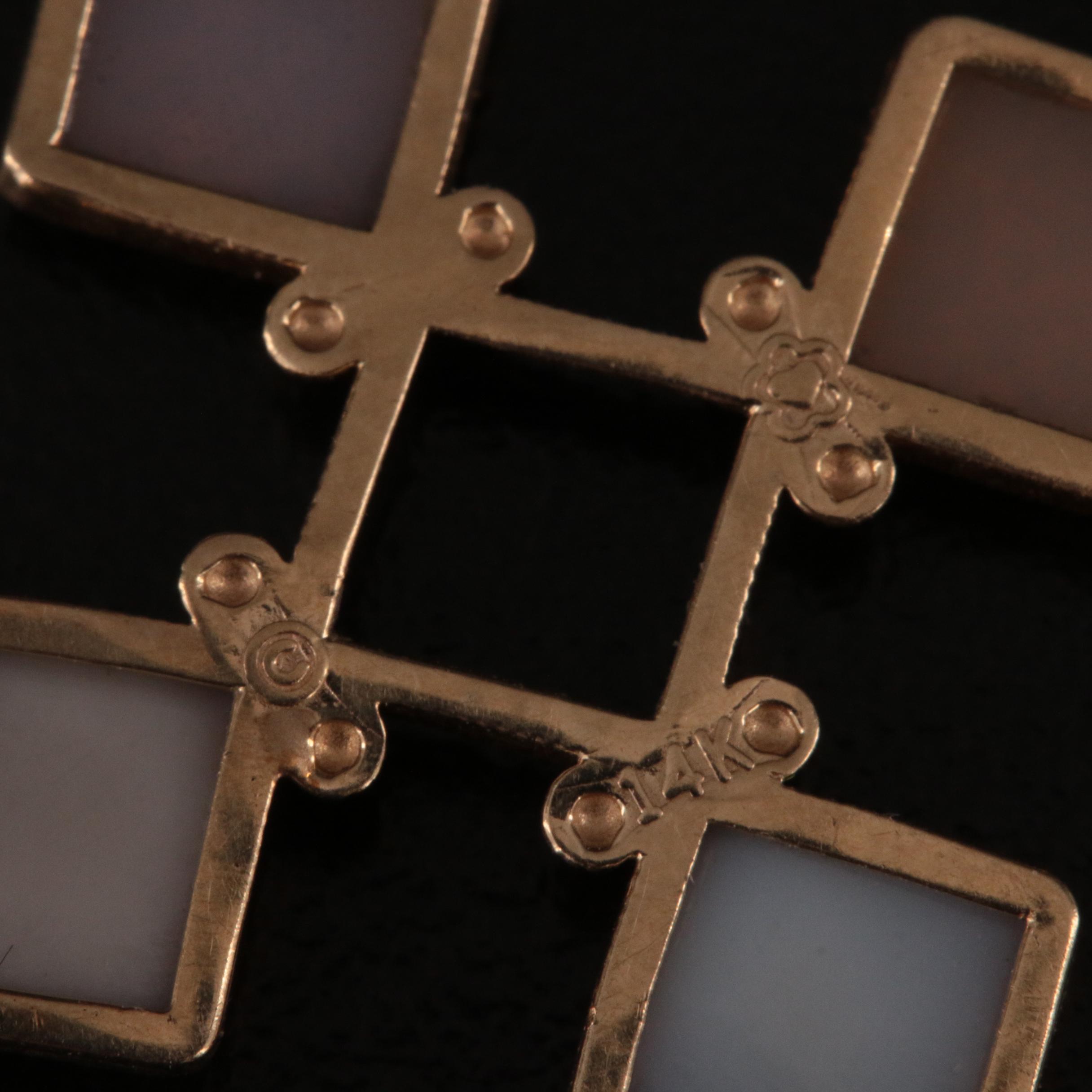 14K Druzy Cross Pendant