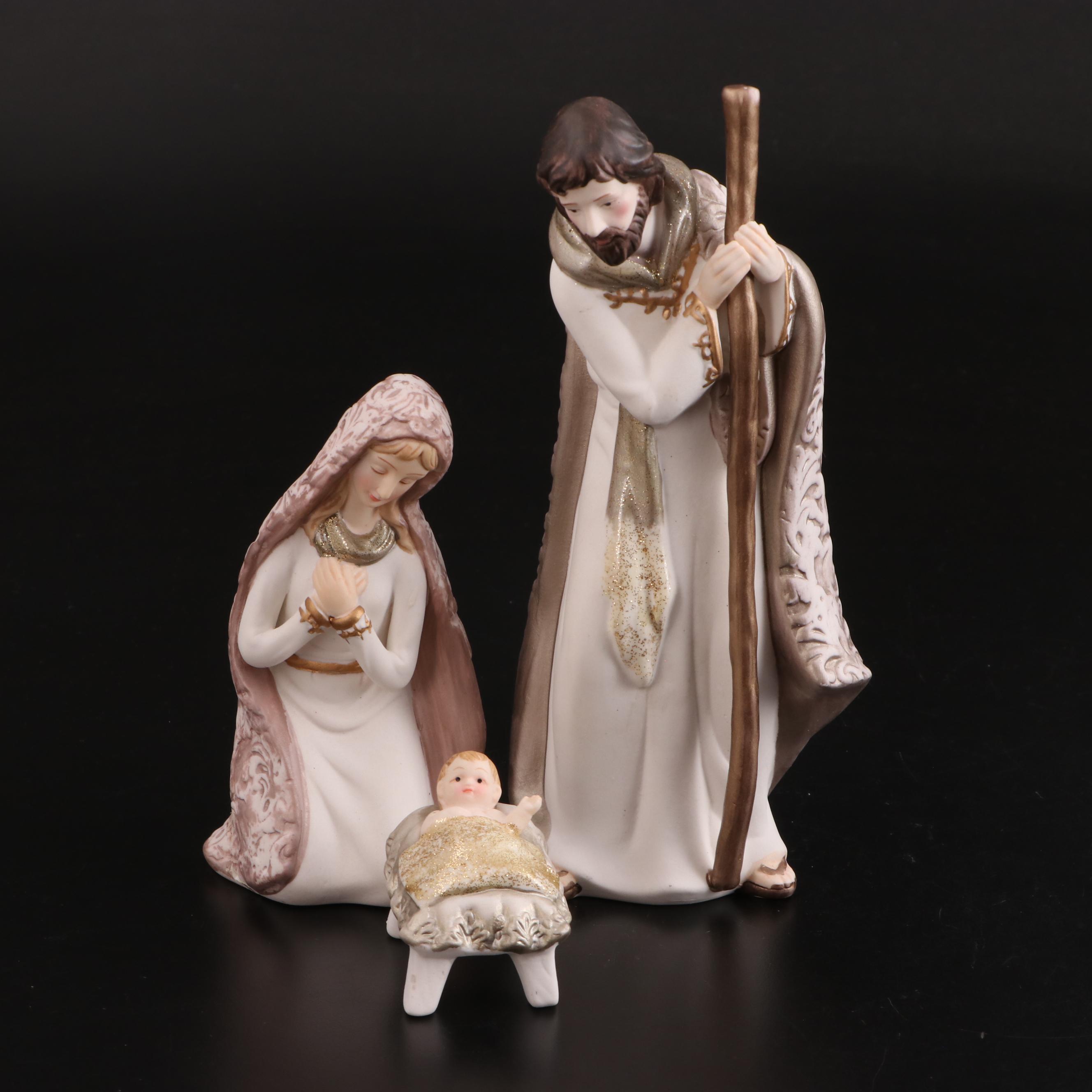 Roman Inc. Ceramic and Composite Nativity Sets