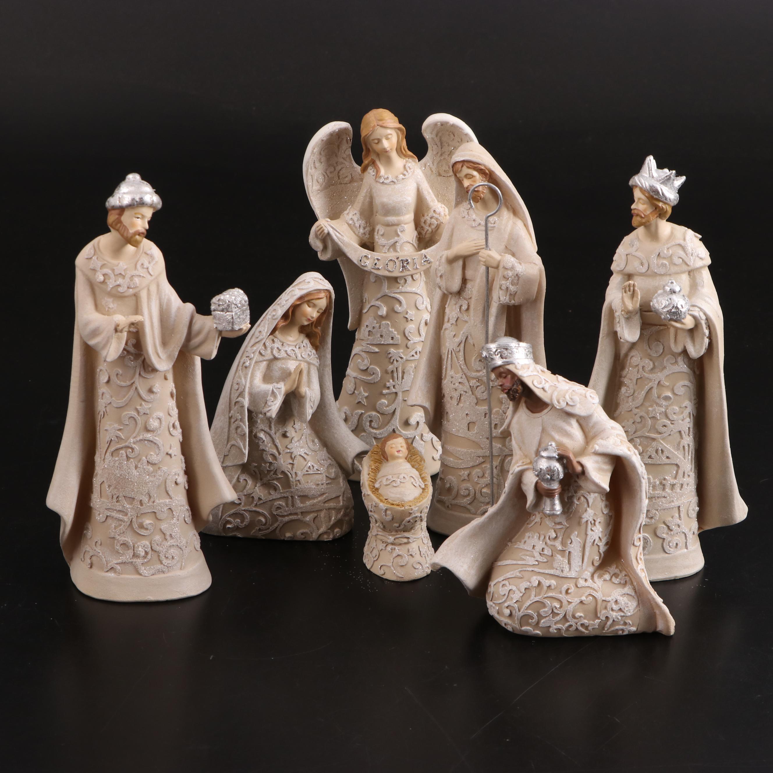 Roman Inc. Ceramic and Composite Nativity Sets