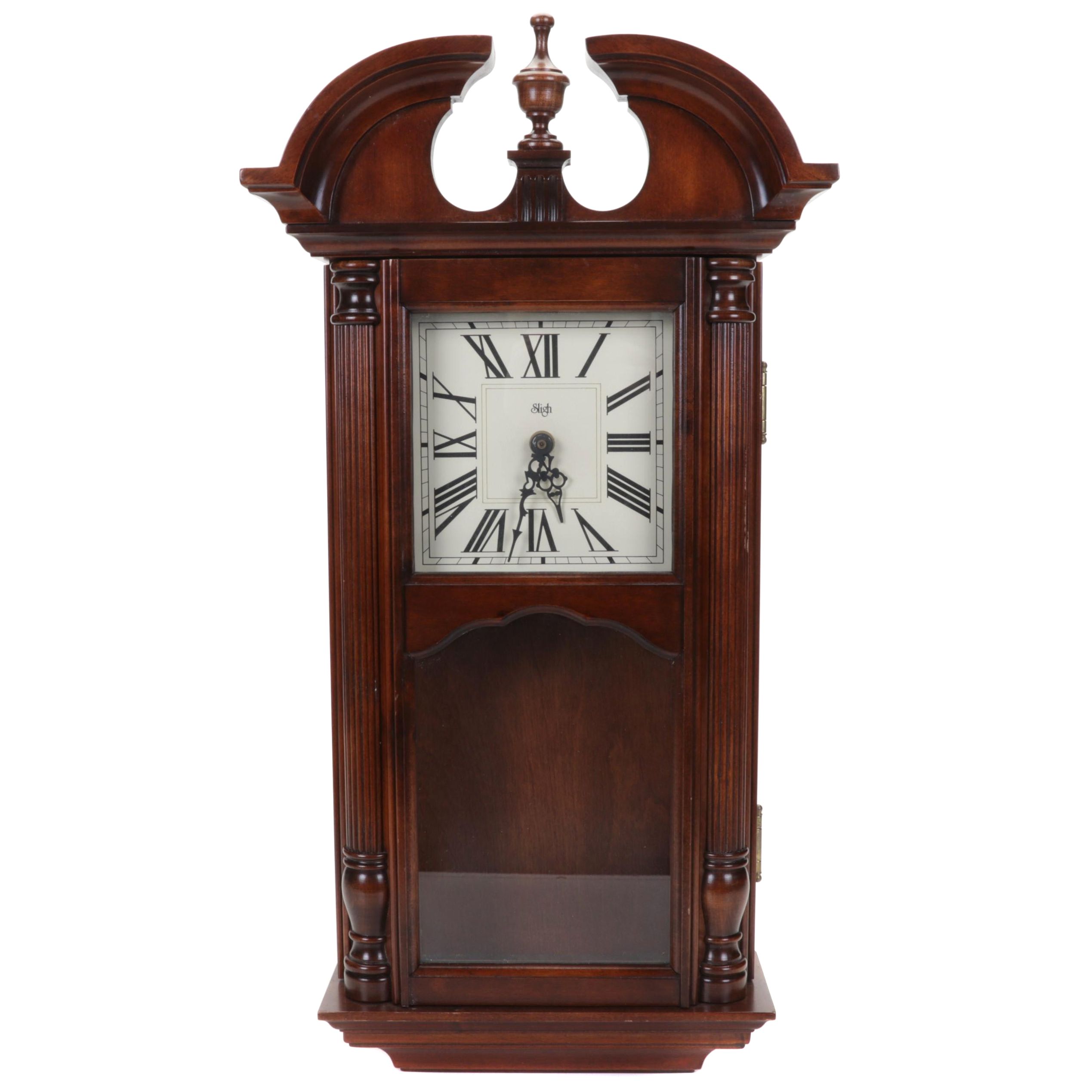 Sligh Pendulum Wall Clock, Late 20th Century