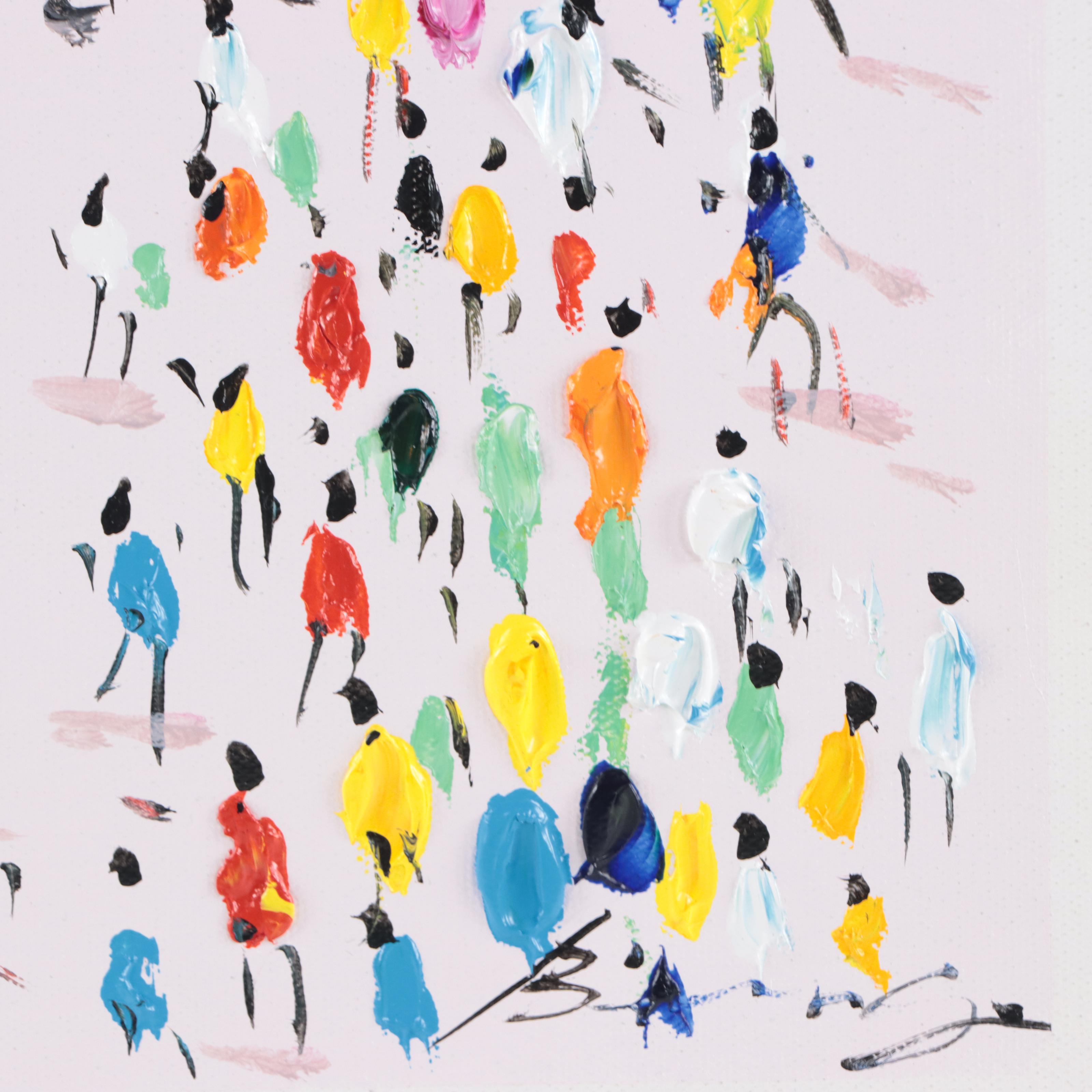 Bing Figural Oil Painting, 21st Century