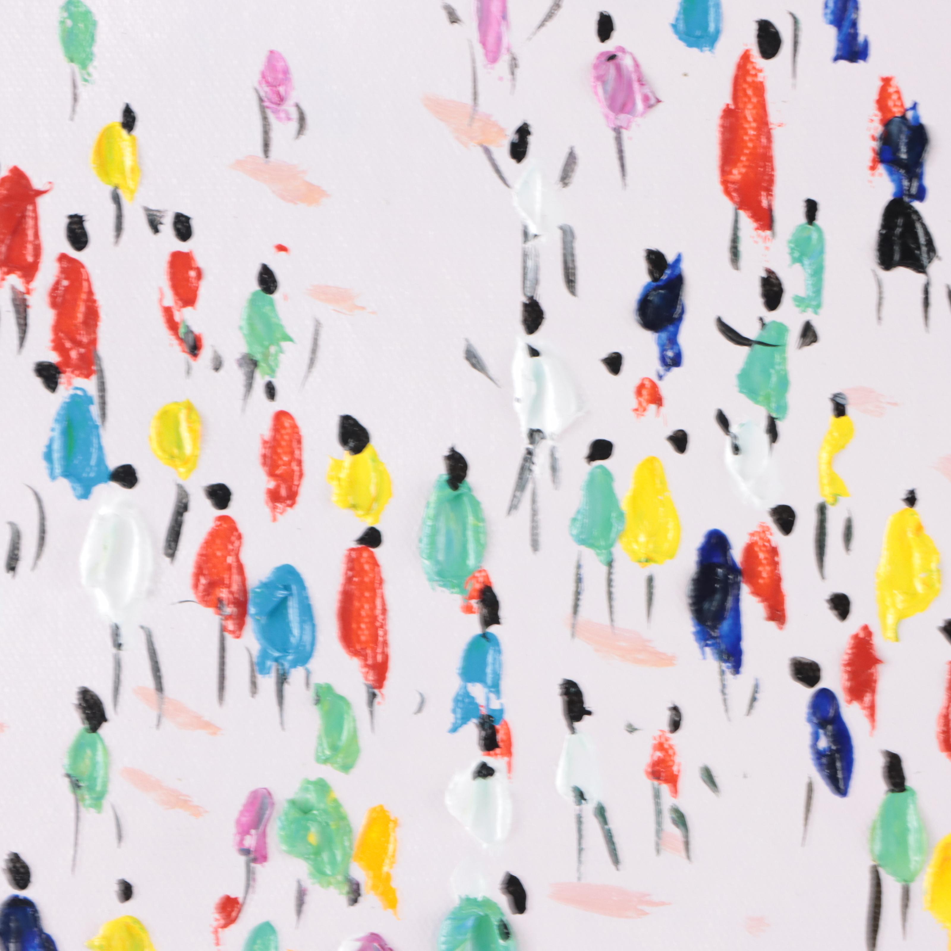 Bing Figural Oil Painting, 21st Century