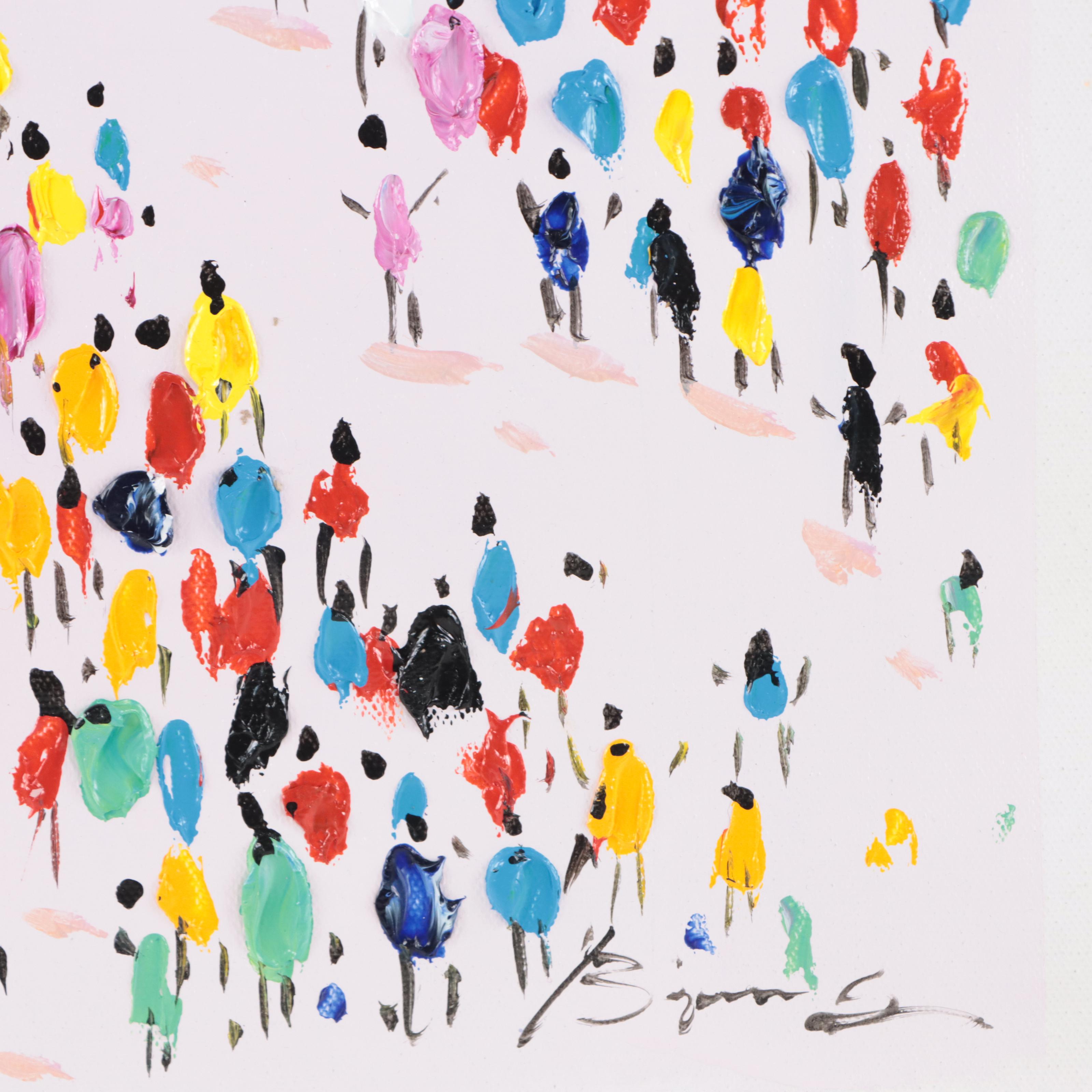 Bing Figural Oil Painting, 21st Century