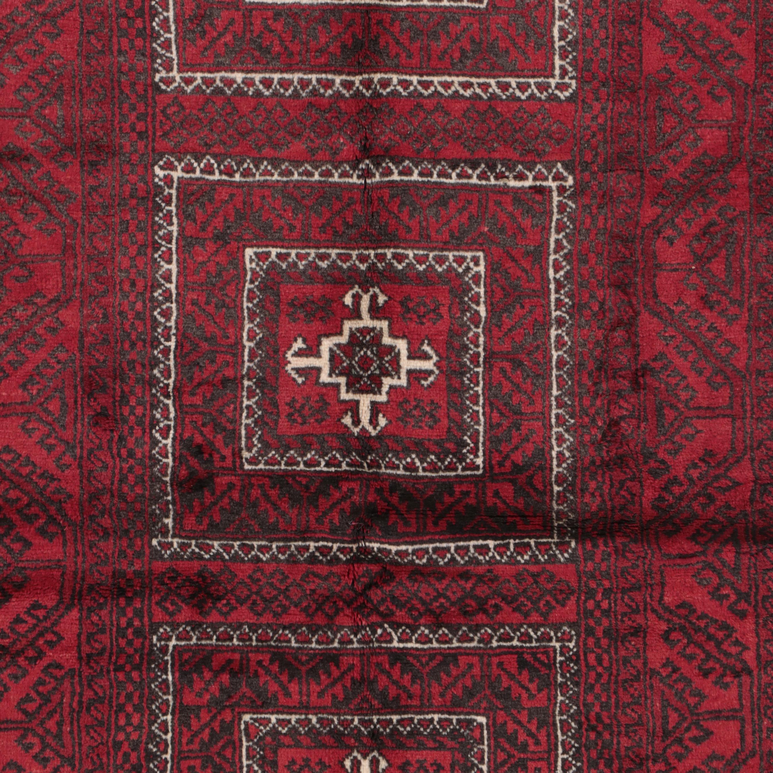 3'4 x 5'11 Hand-Knotted Afghan Baluch Area Rug