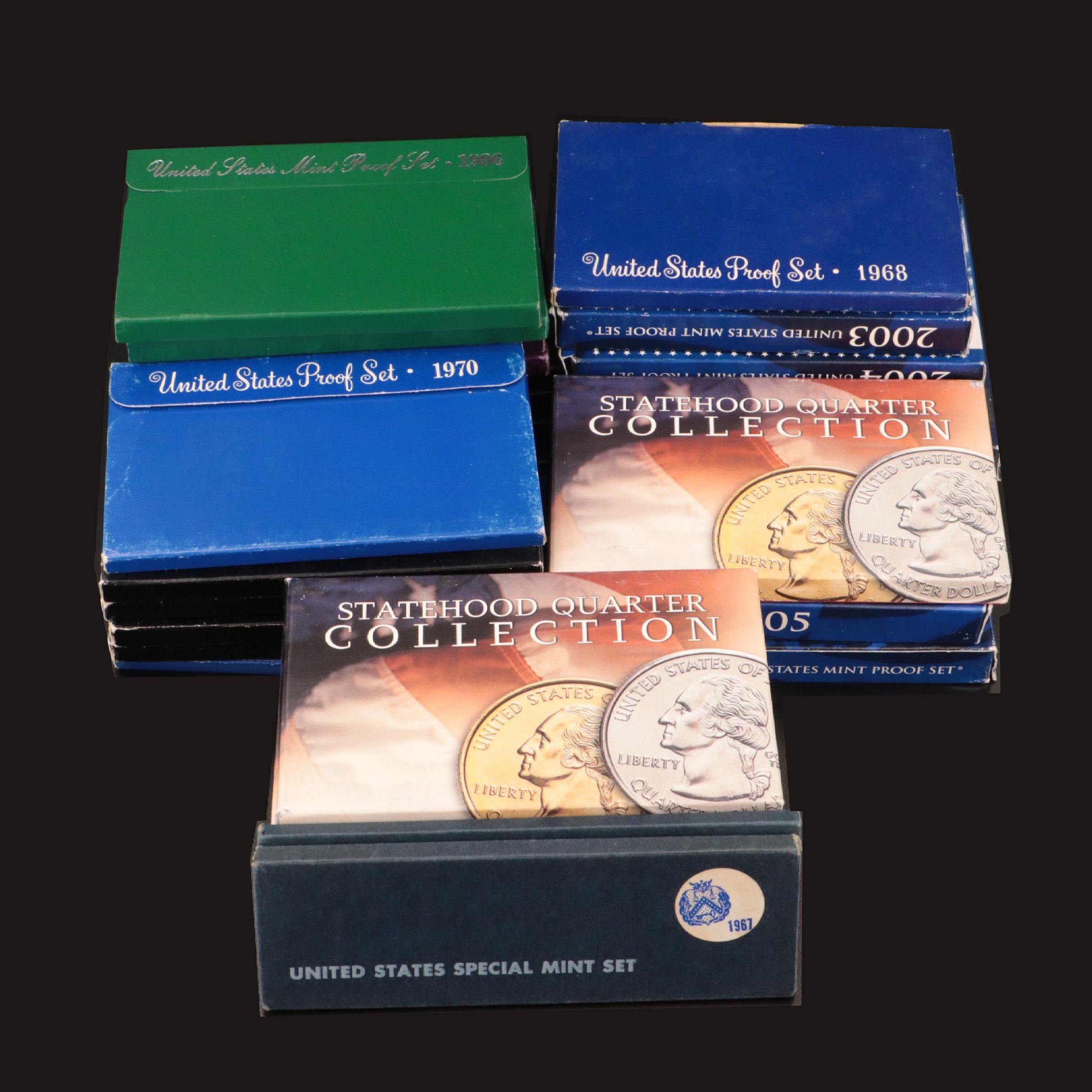 Twenty-One U.S. Mint Proof Sets and More Including two Special mint sets