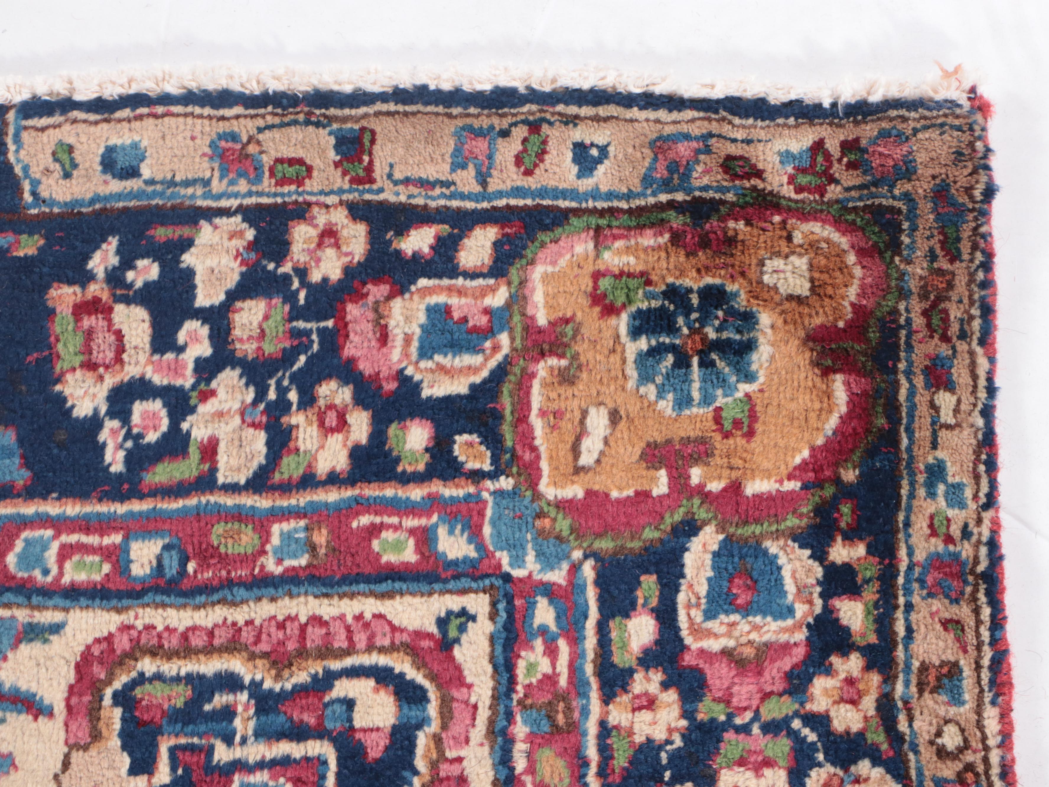 4'11 x 7'8 Hand-Knotted Persian Tabriz Style Area Rug