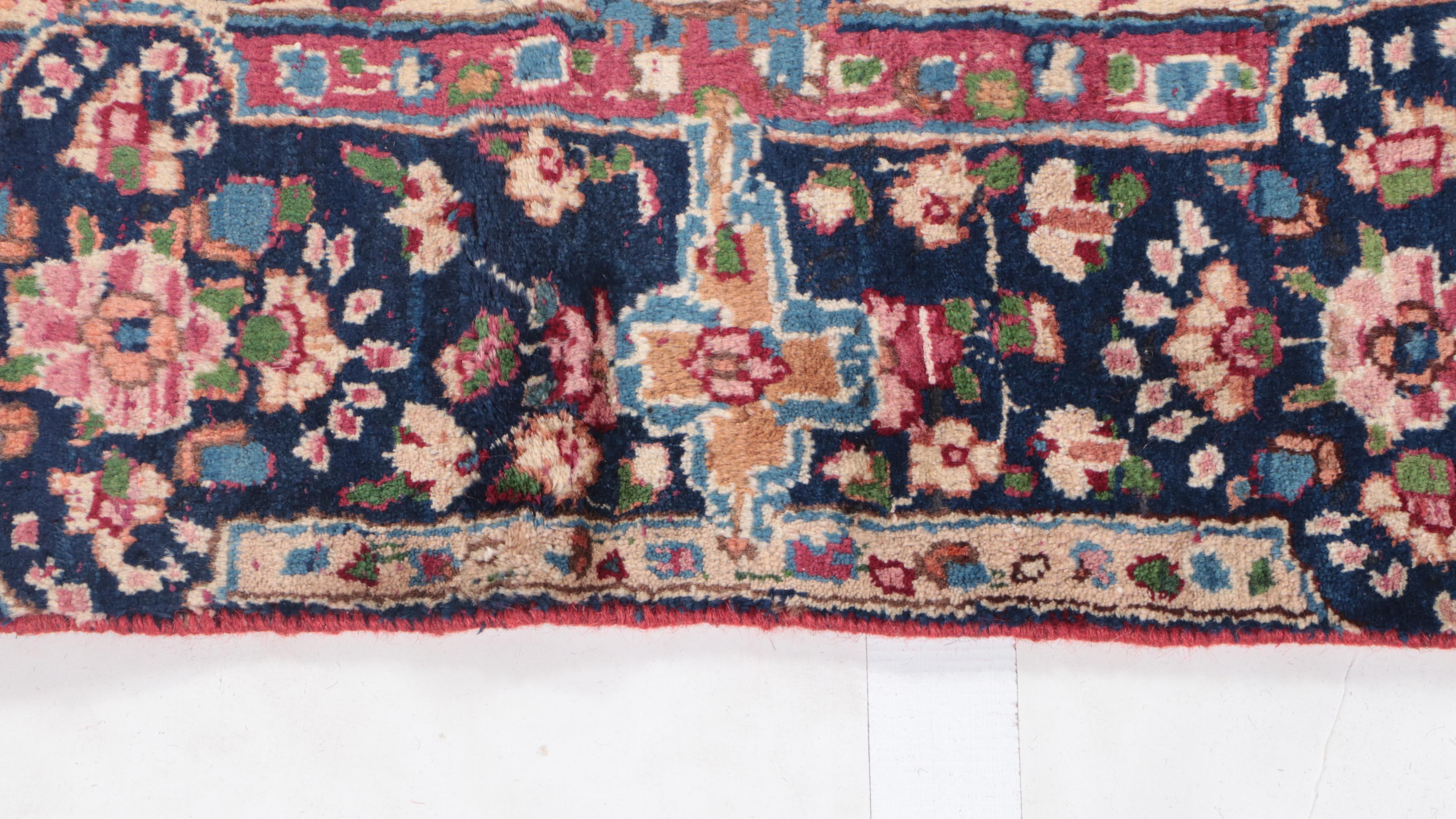 4'11 x 7'8 Hand-Knotted Persian Tabriz Style Area Rug