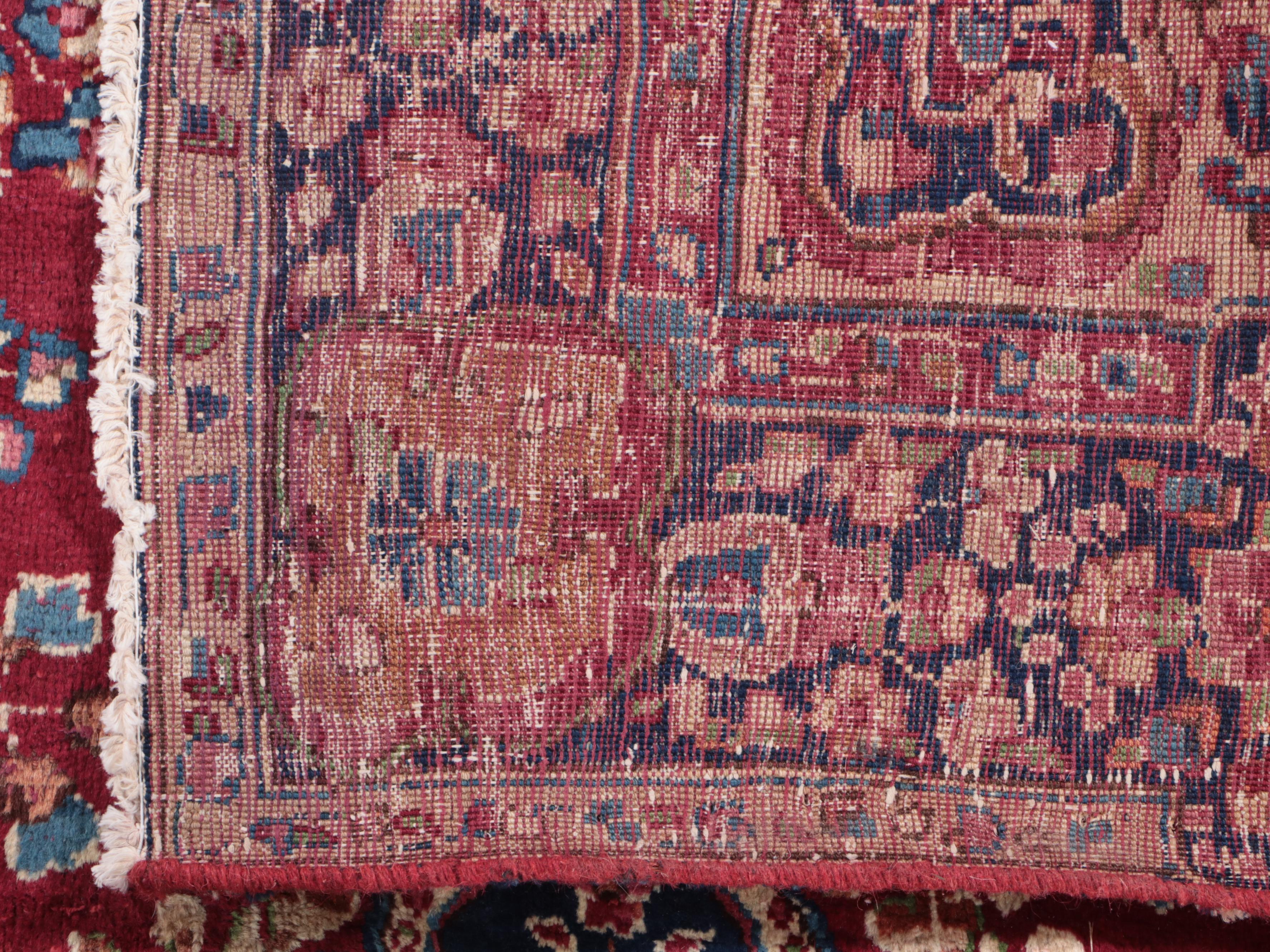 4'11 x 7'8 Hand-Knotted Persian Tabriz Style Area Rug