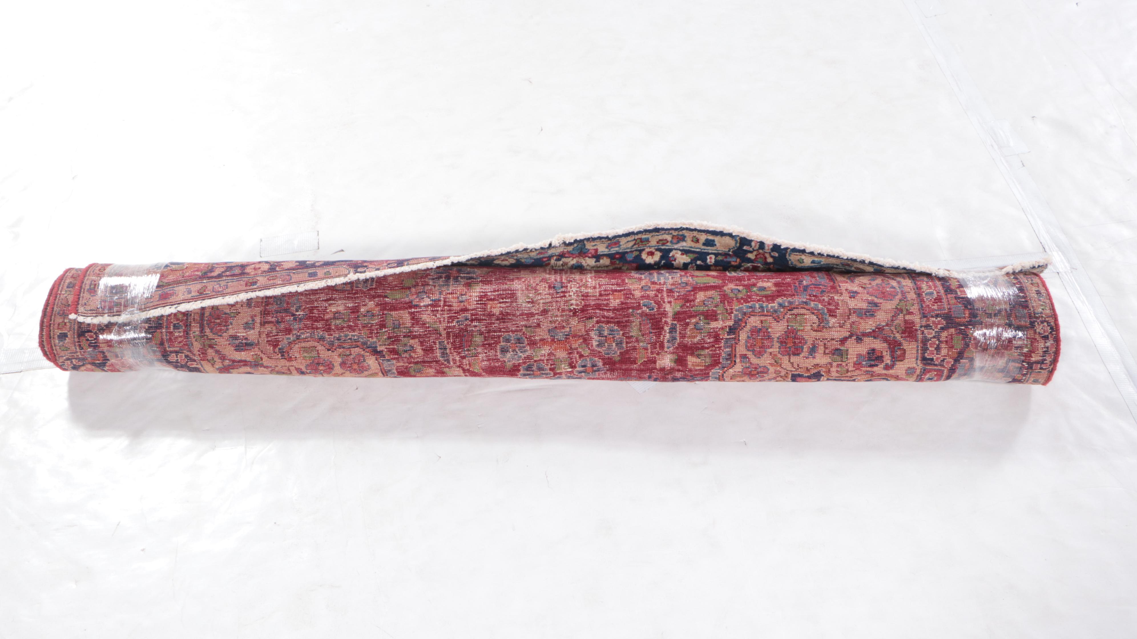 4'11 x 7'8 Hand-Knotted Persian Tabriz Style Area Rug