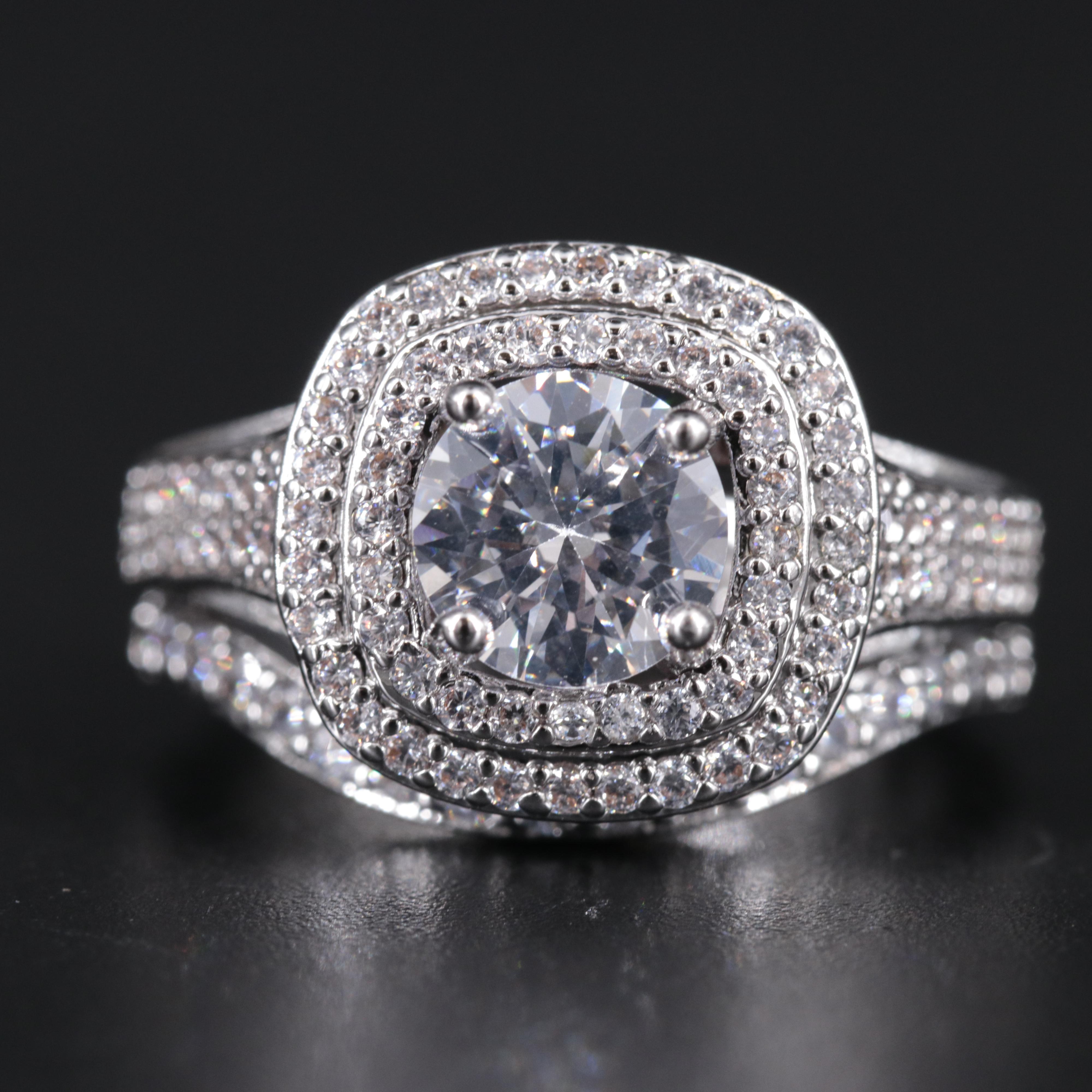 Sterling Silver Ring Duo Including Gemstones