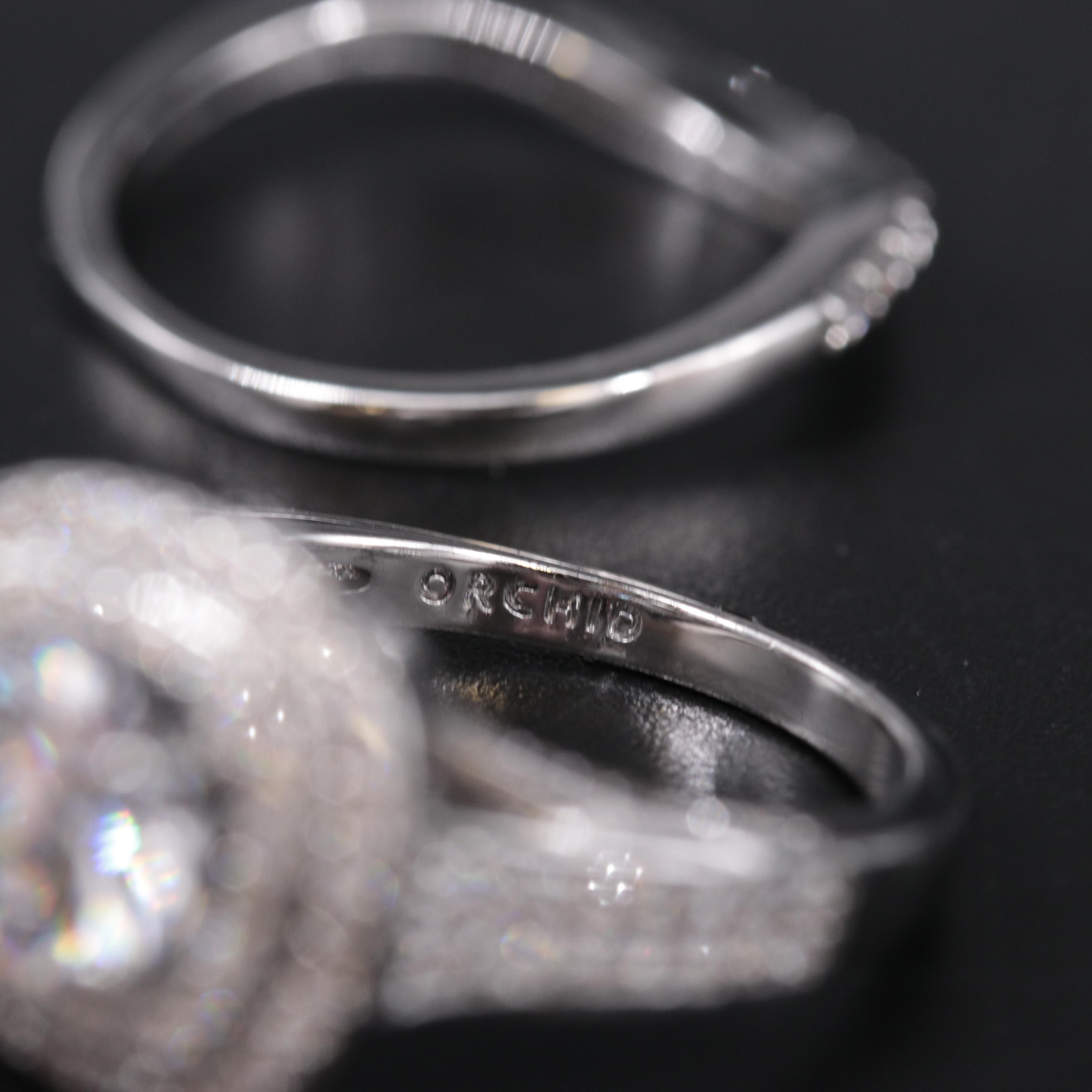 Sterling Silver Ring Duo Including Gemstones