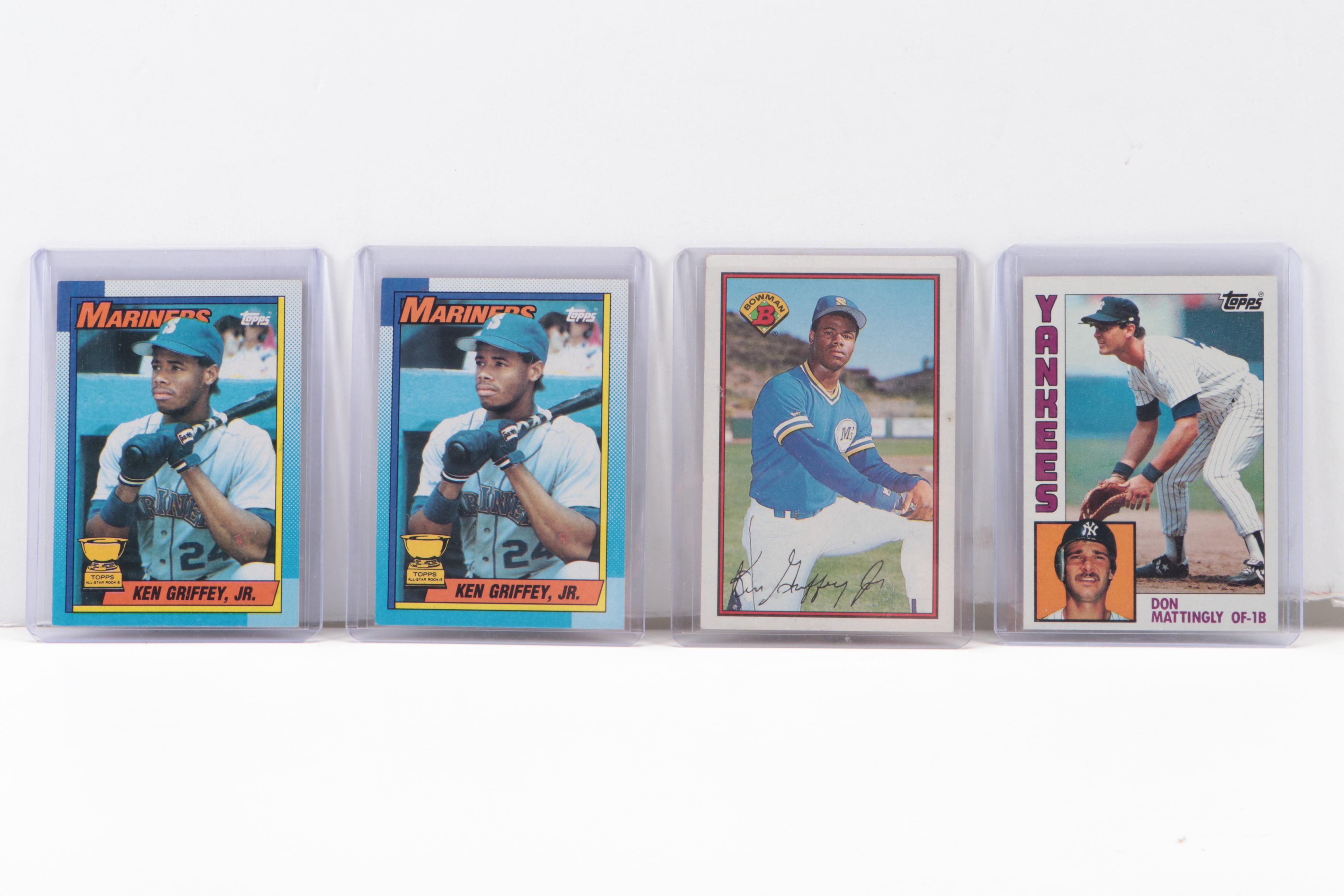 Derek Jeter, Ken Griffey Jr., More Rookie, 2nd Year Baseball Cards, 1980s–2000s