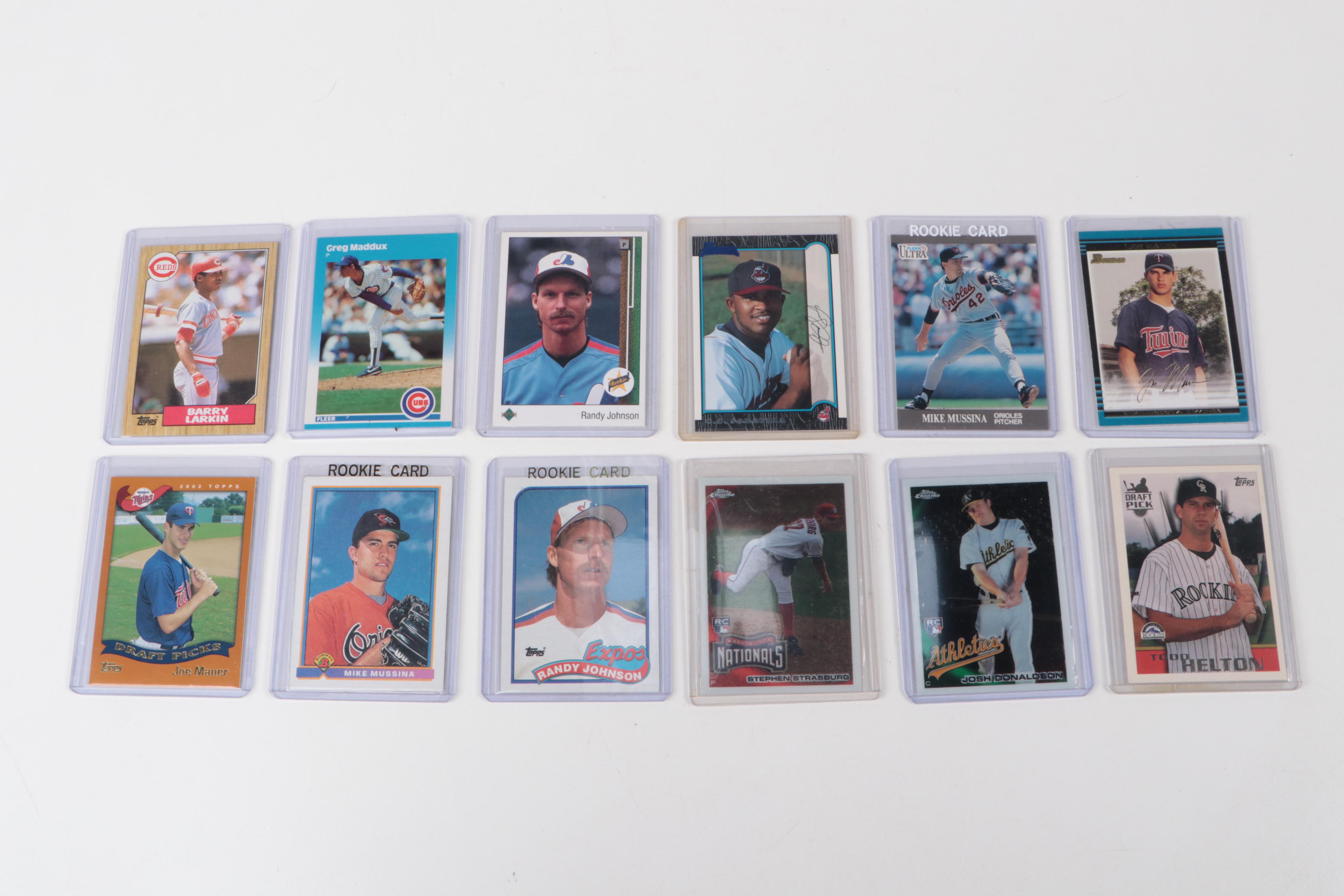 Derek Jeter, Ken Griffey Jr., More Rookie, 2nd Year Baseball Cards, 1980s–2000s