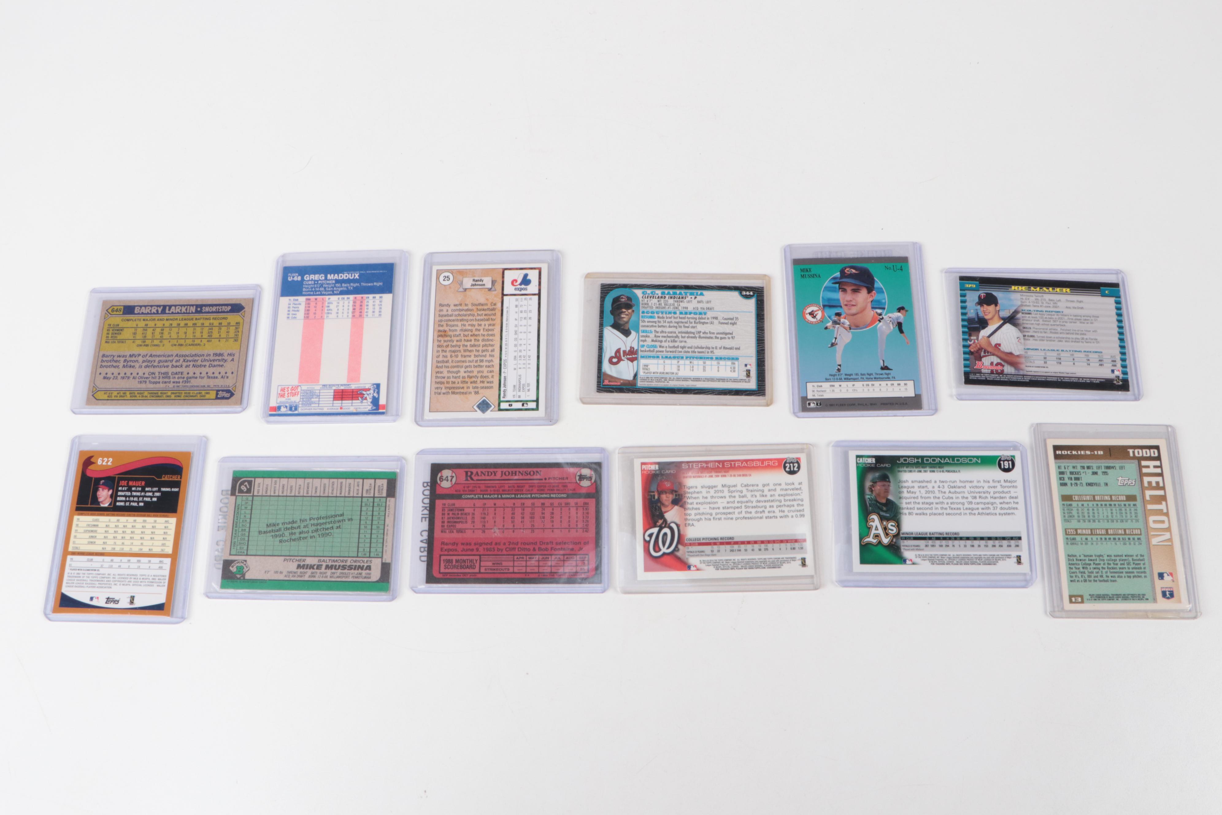 Derek Jeter, Ken Griffey Jr., More Rookie, 2nd Year Baseball Cards, 1980s–2000s