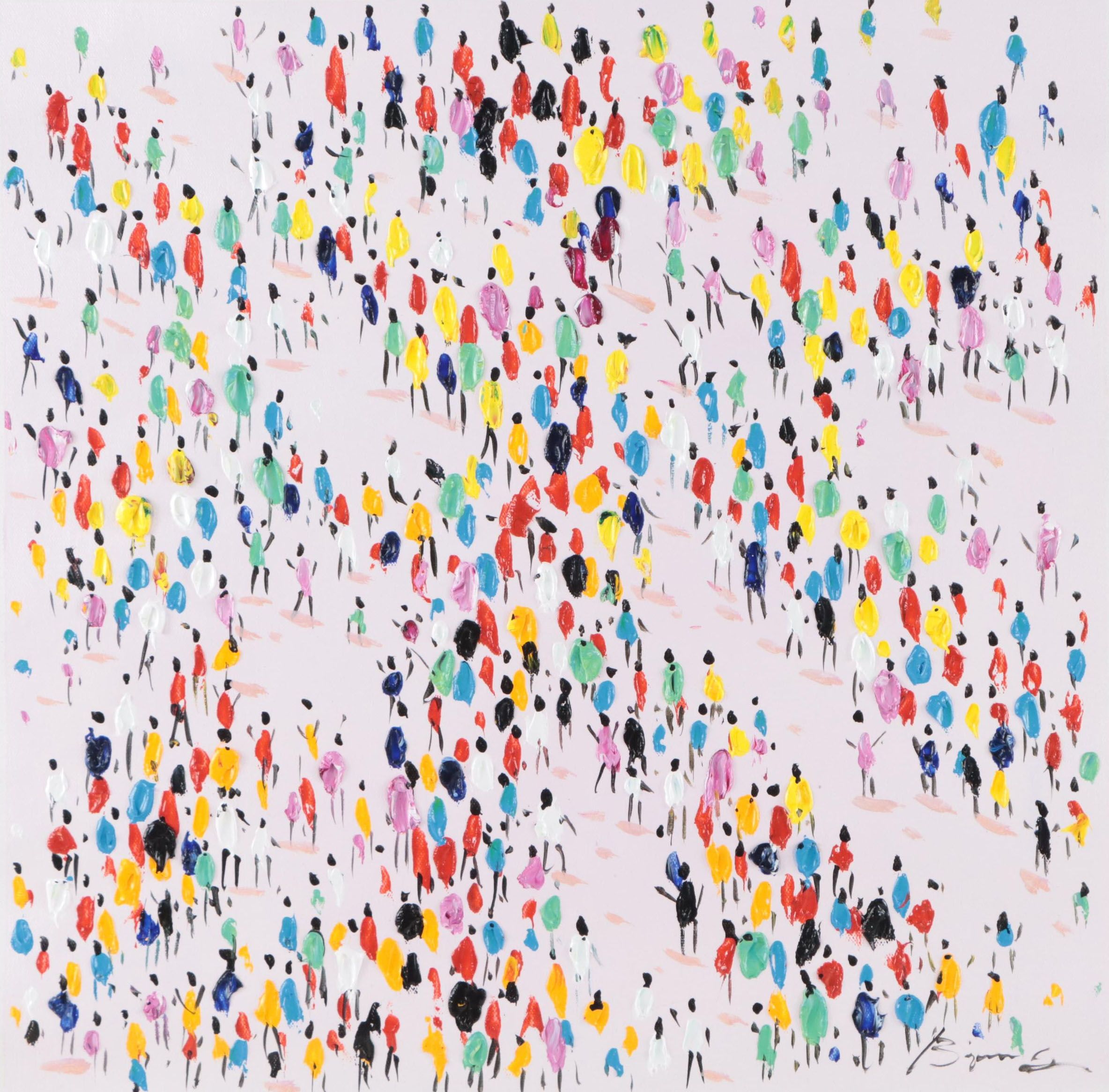 Bing Figural Oil Painting, 21st Century