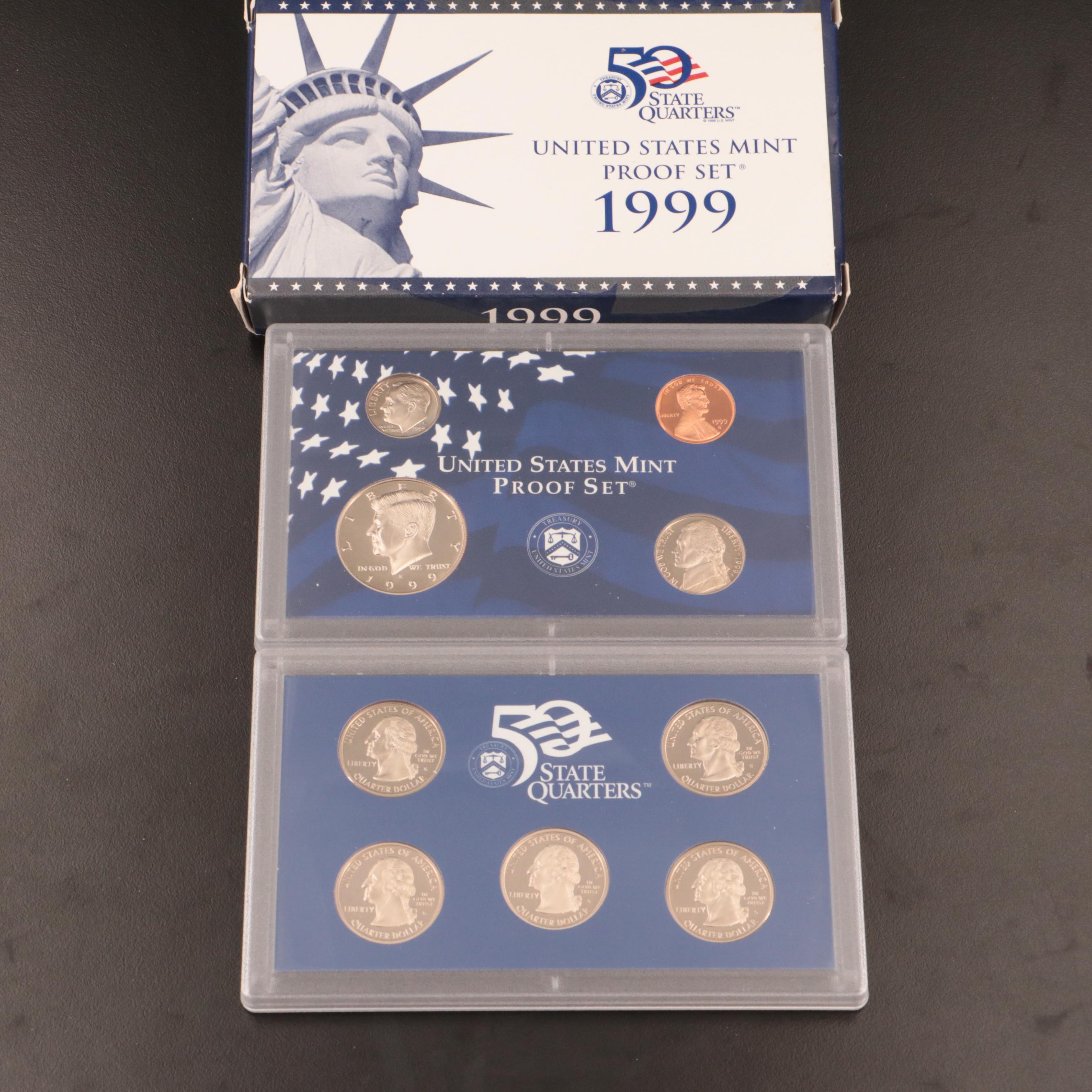 Thirty-Six U.S. Mint Proof Sets, 1968–2004